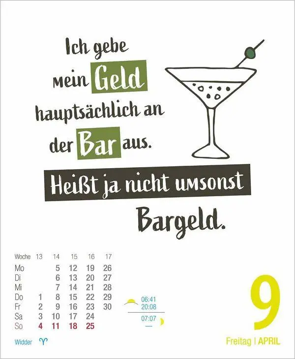 Bild: 9783819301797 | Visual Words 2027 | TypoArt Tages-Abreisskalender | Korsch Verlag