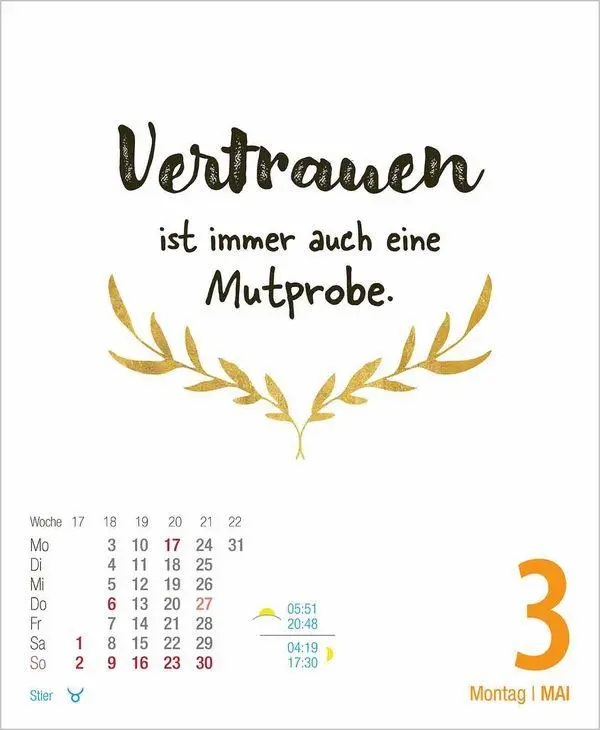 Bild: 9783819301797 | Visual Words 2027 | TypoArt Tages-Abreisskalender | Korsch Verlag