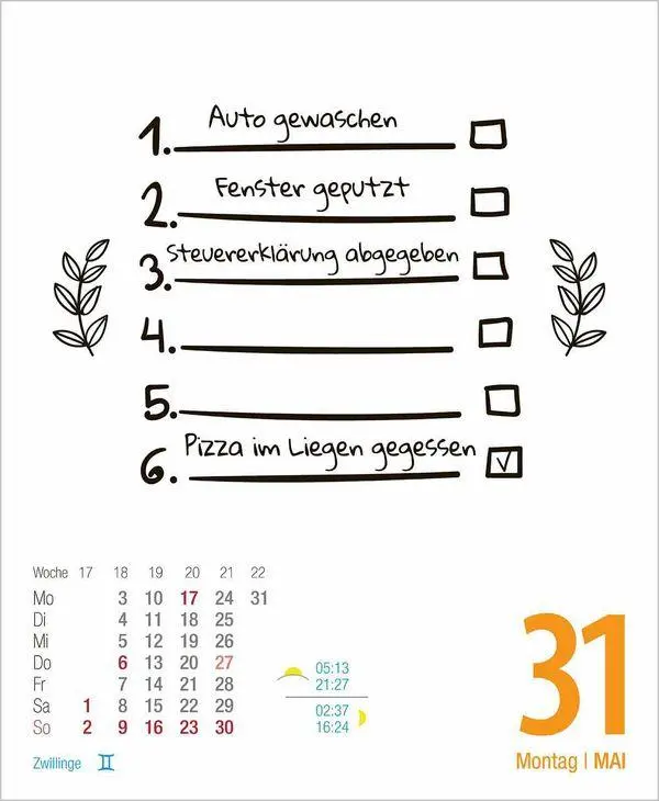 Bild: 9783819301797 | Visual Words 2027 | TypoArt Tages-Abreisskalender | Korsch Verlag