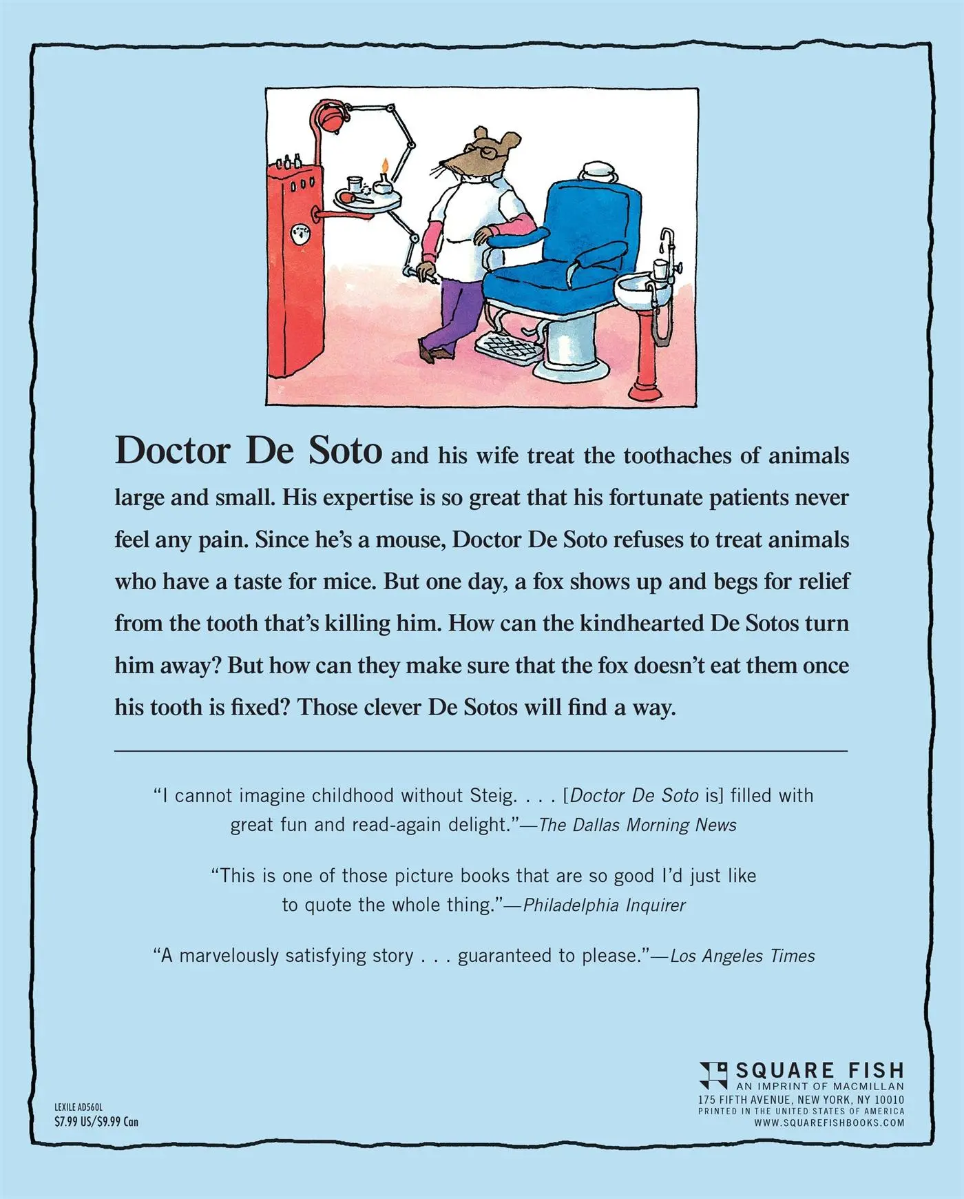 Rückseite: 9780312611897 | Doctor de Soto | (Newbery Honor Book; National Book Award Finalist)