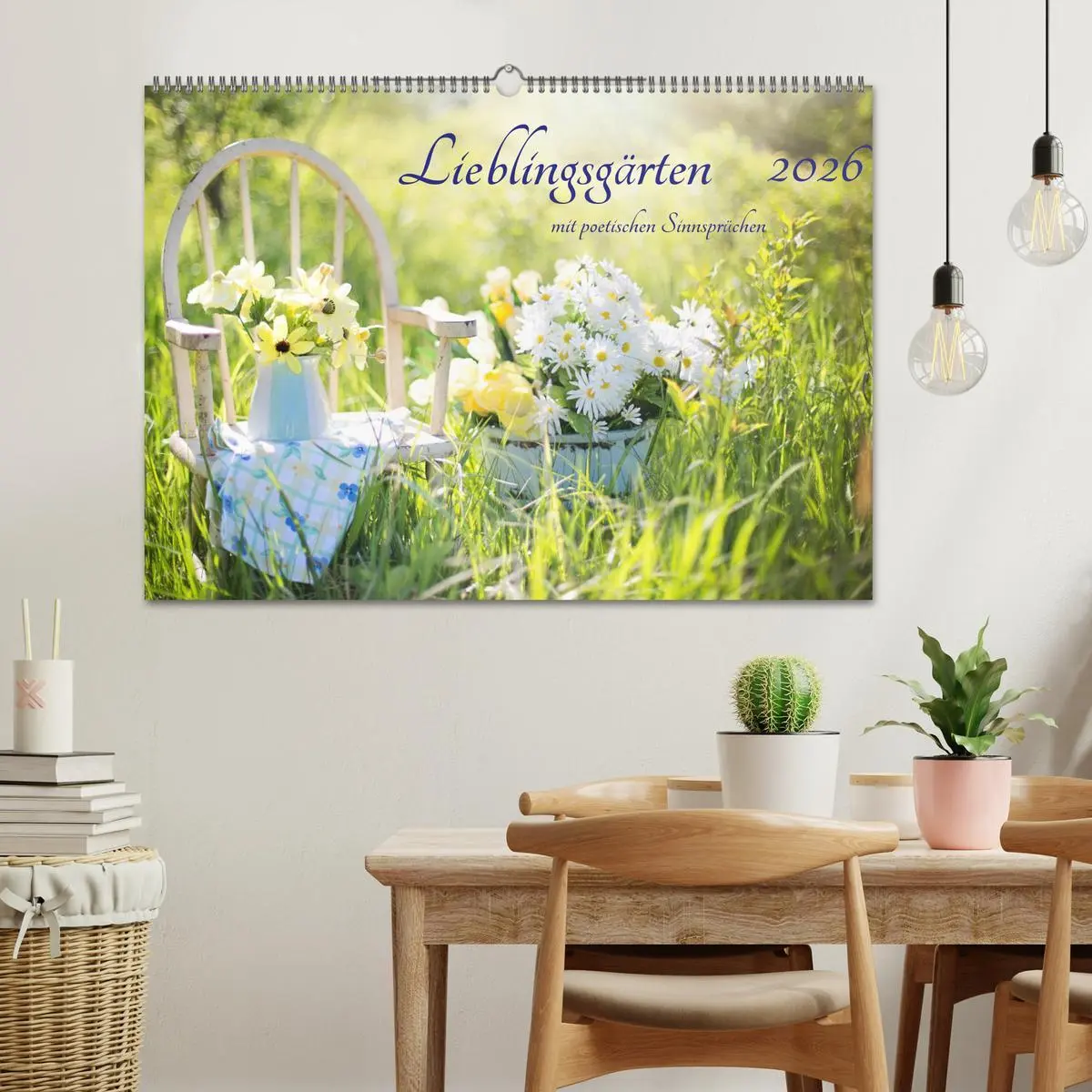 Bild: 9783457571897 | Lieblingsgärten mit poetischen Sinnsprüchen (Wandkalender 2026 DIN...