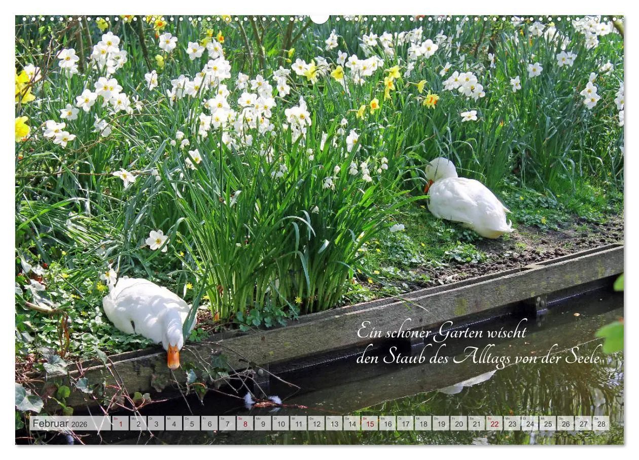 Bild: 9783457571897 | Lieblingsgärten mit poetischen Sinnsprüchen (Wandkalender 2026 DIN...