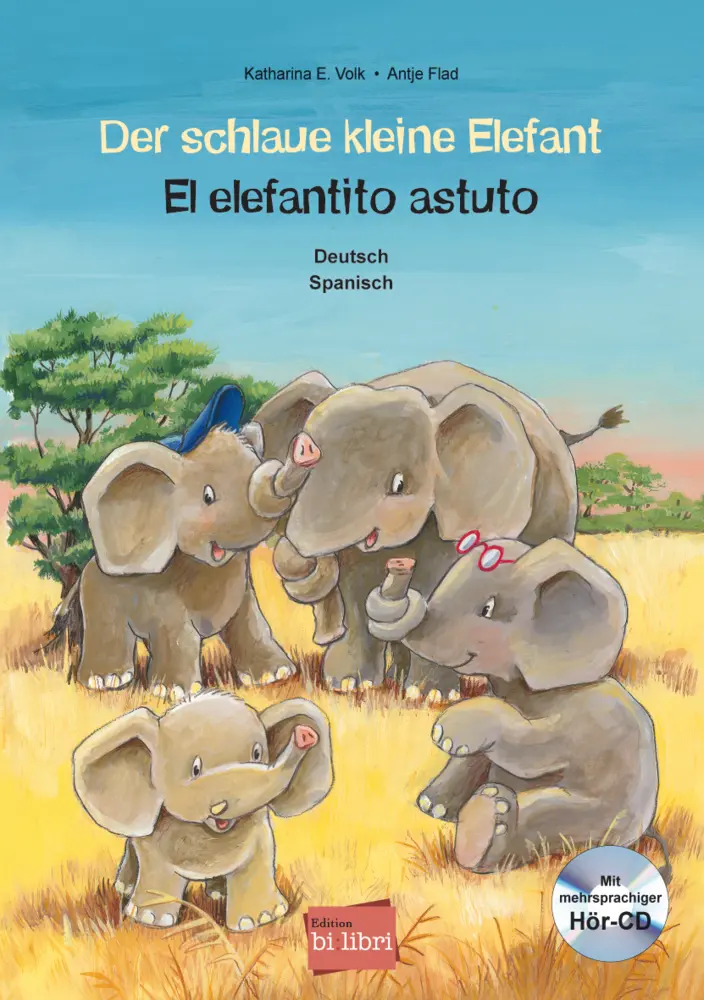 Cover: 9783695001897 | Der schlaue kleine Elefant (Deutsch-Spanisch) | Katharina E. Volk