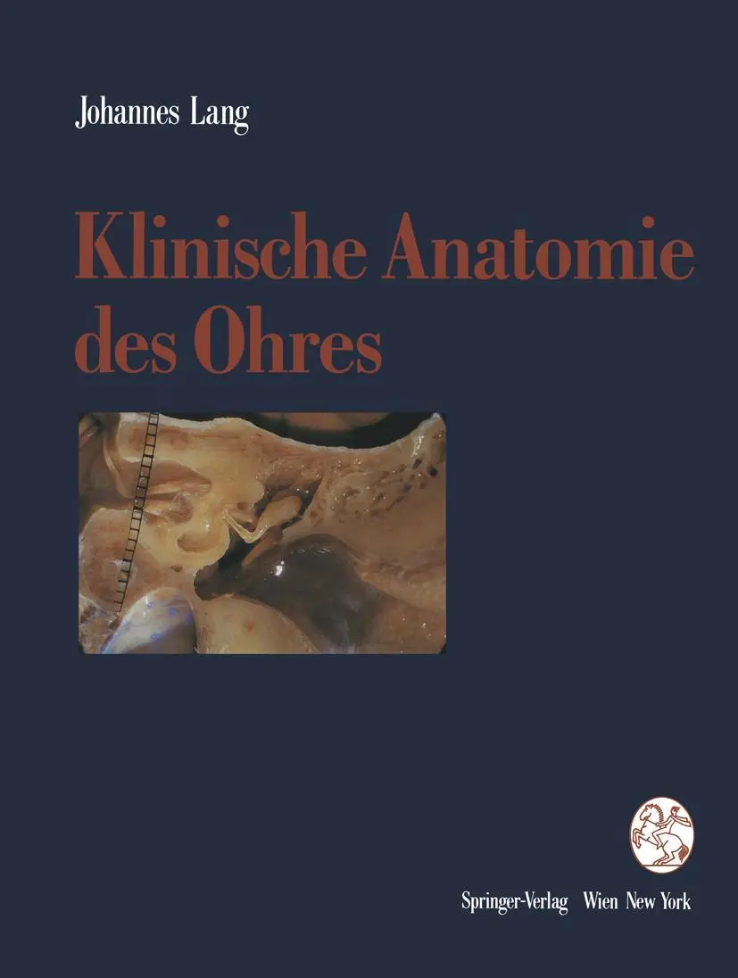 Cover: 9783709191897 | Klinische Anatomie des Ohres | Johannes Lang | Taschenbuch | xiv
