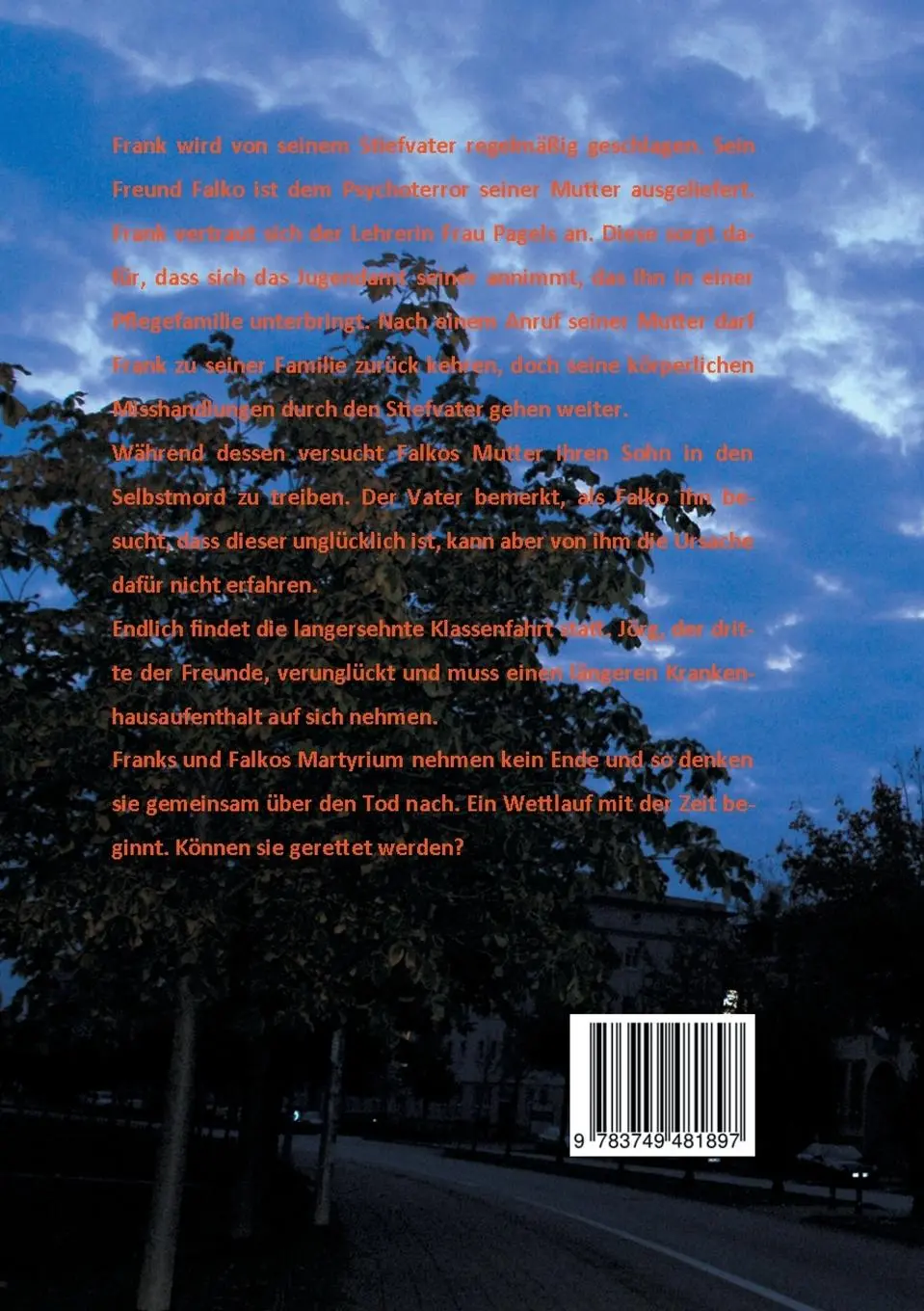 Rückseite: 9783749481897 | Die drei Freunde | Michael Rusch | Taschenbuch | 216 S. | Deutsch