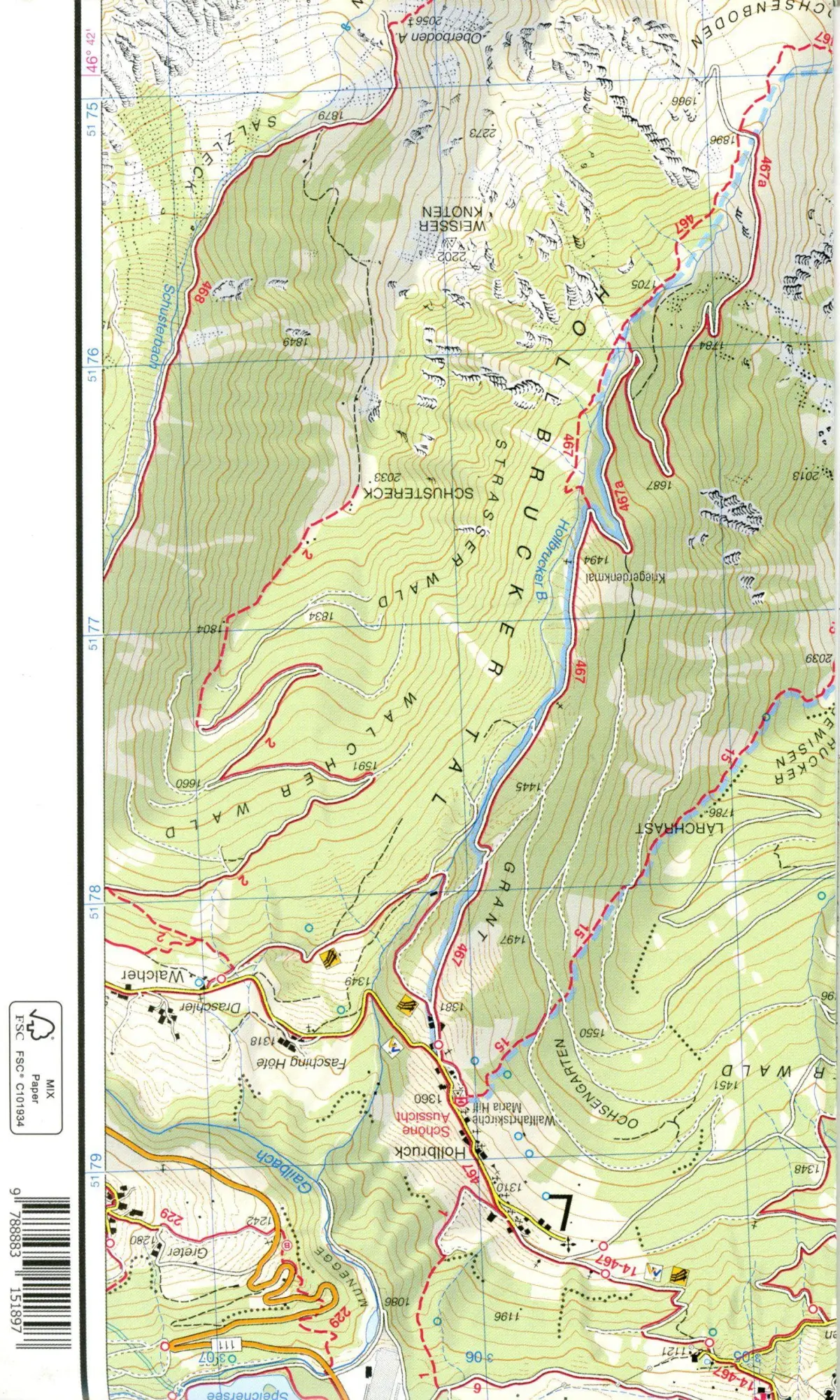 Bild: 9788883151897 | Parco naturale Tre Cime. Carta topografica per escursionisti in...
