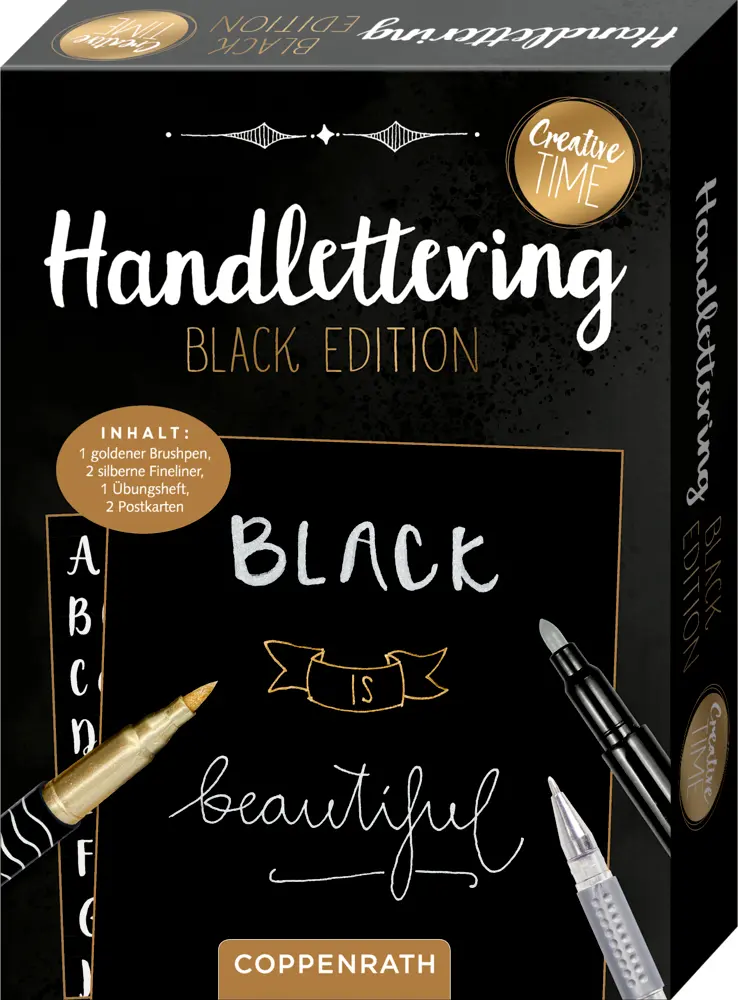 Cover: 4050003951997 | Handlettering | Black Edition | Deutsch | 2023 | Coppenrath