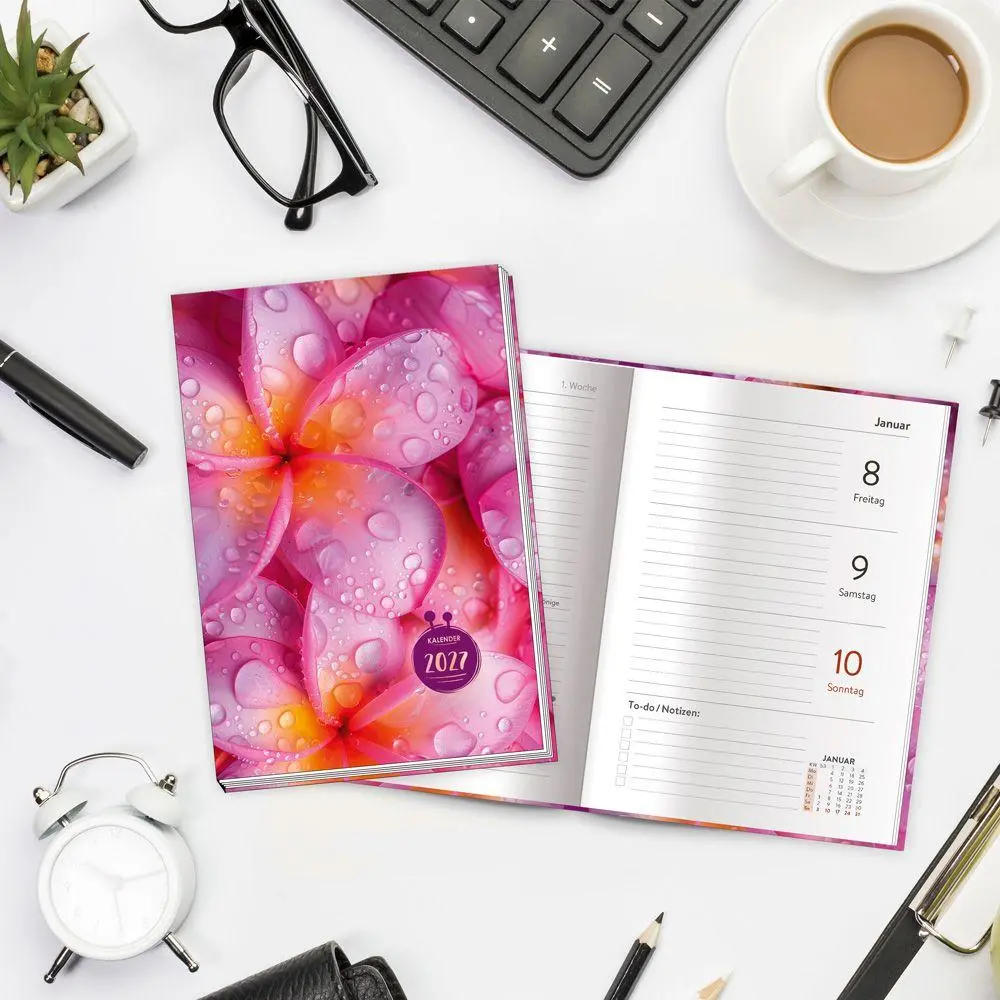 Bild: 4251901511997 | TRÖTSCH - Taschenkalender A6 Flowers 2027 | Wochenkalender | KG | 2027
