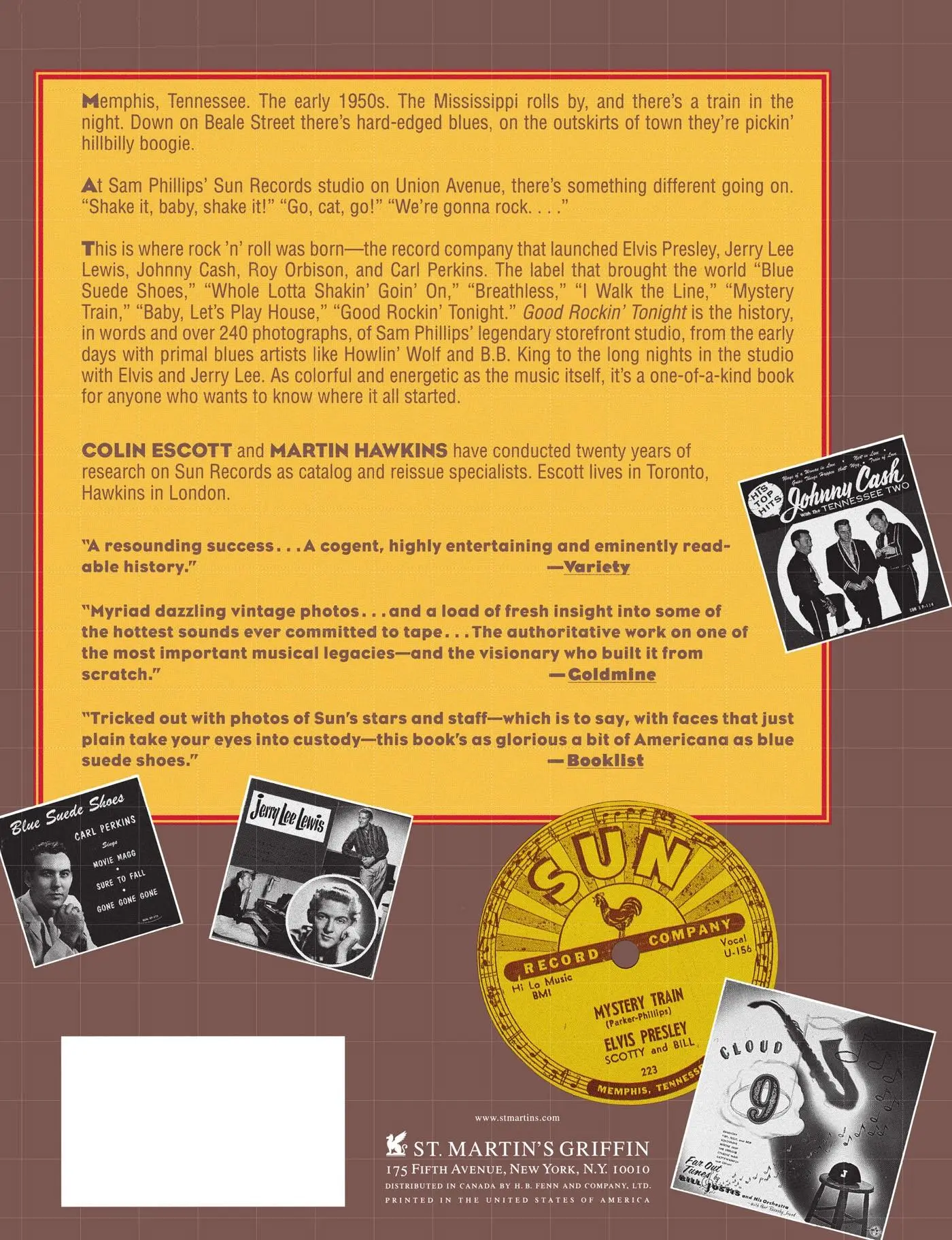 Rückseite: 9780312081997 | Good Rockin' Tonight | Sun Records and the Birth of Rock 'n' Roll