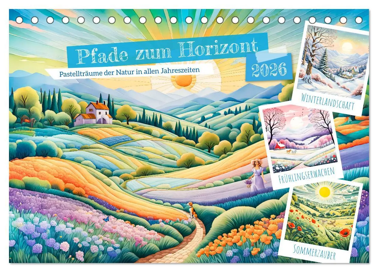 Cover: 9783457251997 | Pfade zum Horizont - Pastellträume der Natur in allen Jahreszeiten...