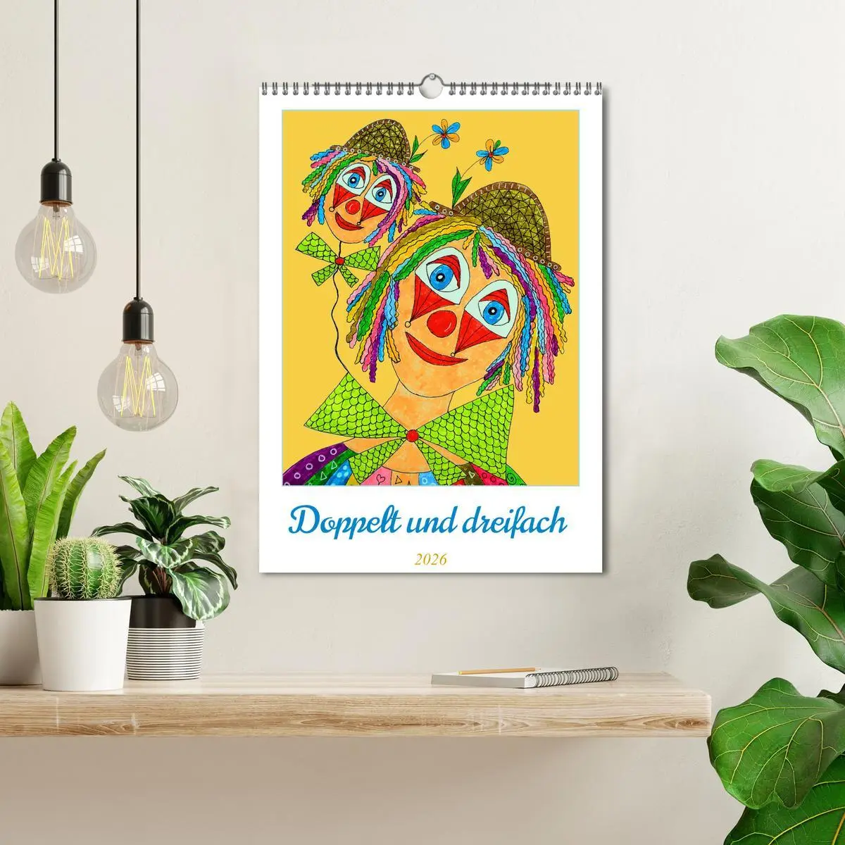 Bild: 9783516341997 | Doppelt oder dreifach (Wandkalender 2026 DIN A3 hoch), CALVENDO...