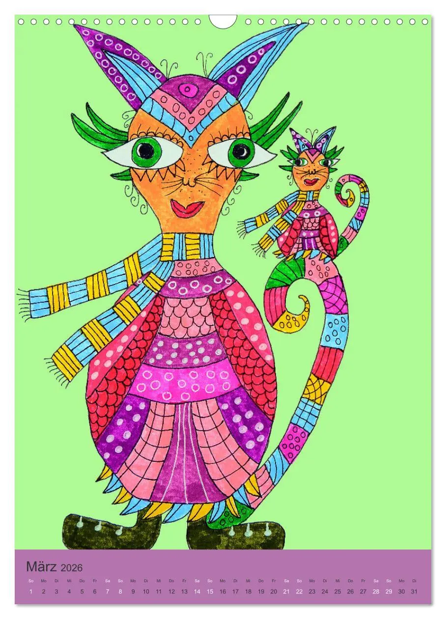 Bild: 9783516341997 | Doppelt oder dreifach (Wandkalender 2026 DIN A3 hoch), CALVENDO...