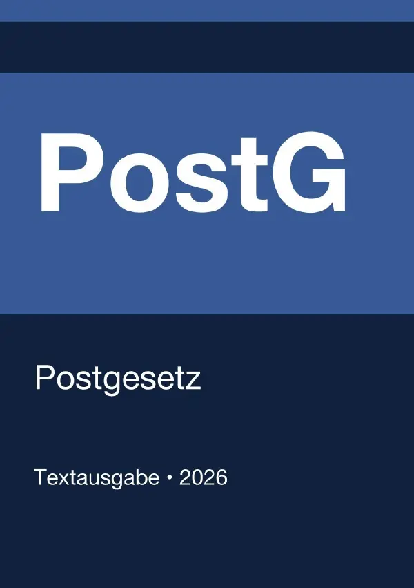 Cover: 9783565301997 | PostG - Postgesetz (Deutschland) 2026 | Gesetze24 Deutschland | Buch