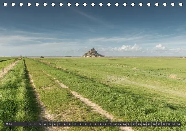 Bild: 9783660581997 | Ein Tag am Mont Saint Michel (Tischkalender immerwährend DIN A5 quer)