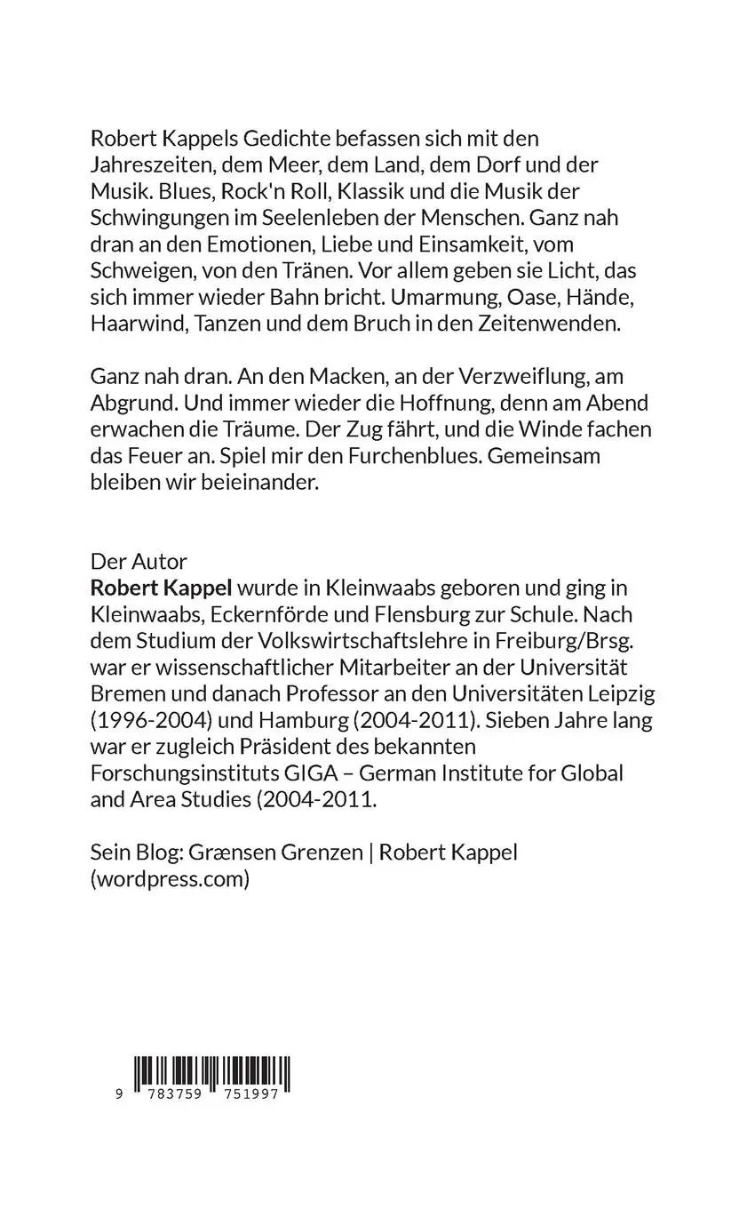 Rückseite: 9783759751997 | Schatten im Licht | Gedichte | Robert Kappel | Taschenbuch | Paperback