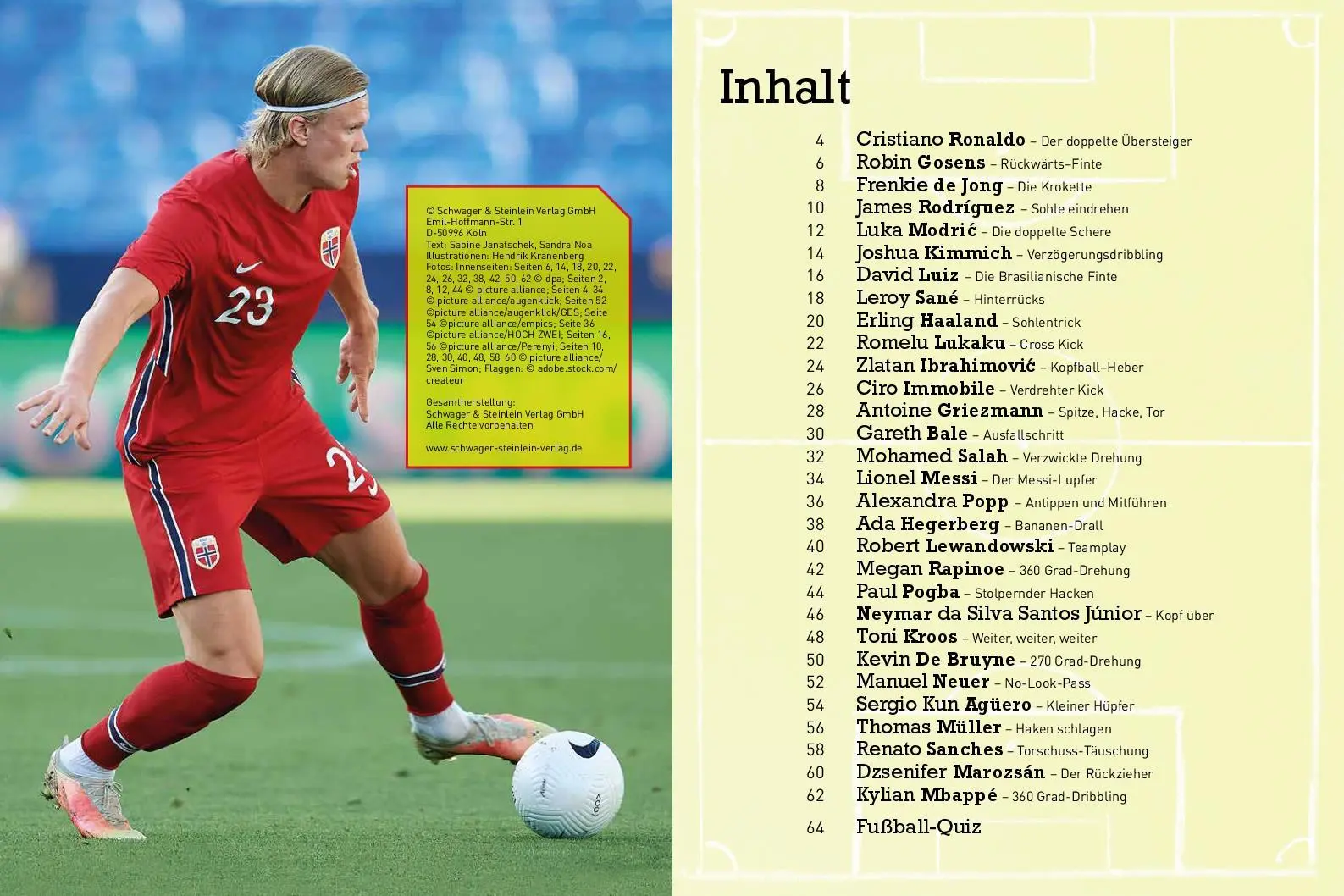 Bild: 9783849911997 | Die besten Fußballtricks - Mit Trainingsposter | Sandra Noa | Buch