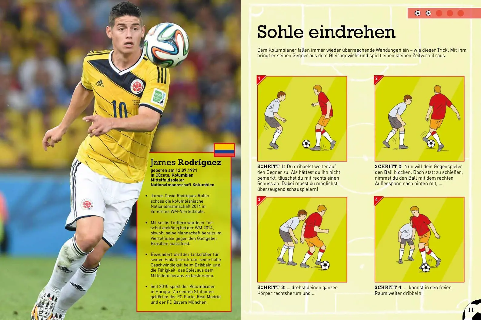 Bild: 9783849911997 | Die besten Fußballtricks - Mit Trainingsposter | Sandra Noa | Buch