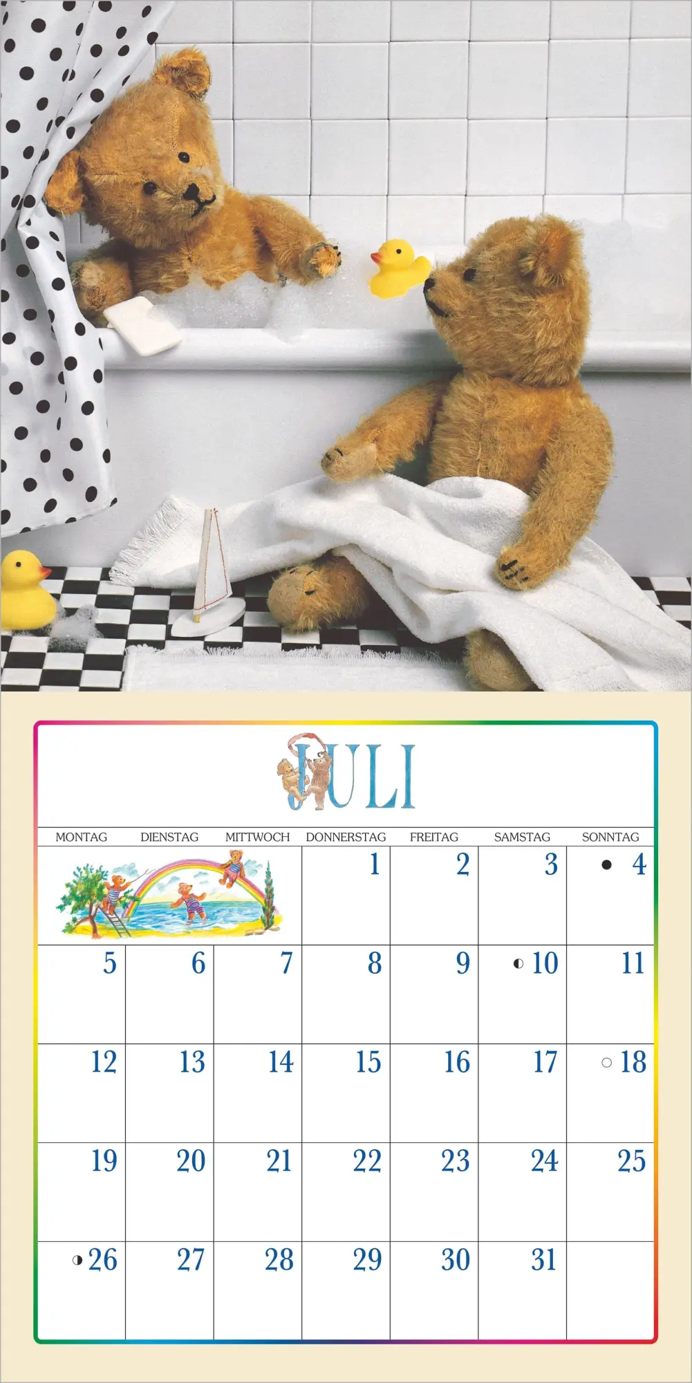 Bild: 4069095012097 | Der Teddybär Kalender 2027 | Neumann Verlage GmbH &amp; Co KG | Kalender