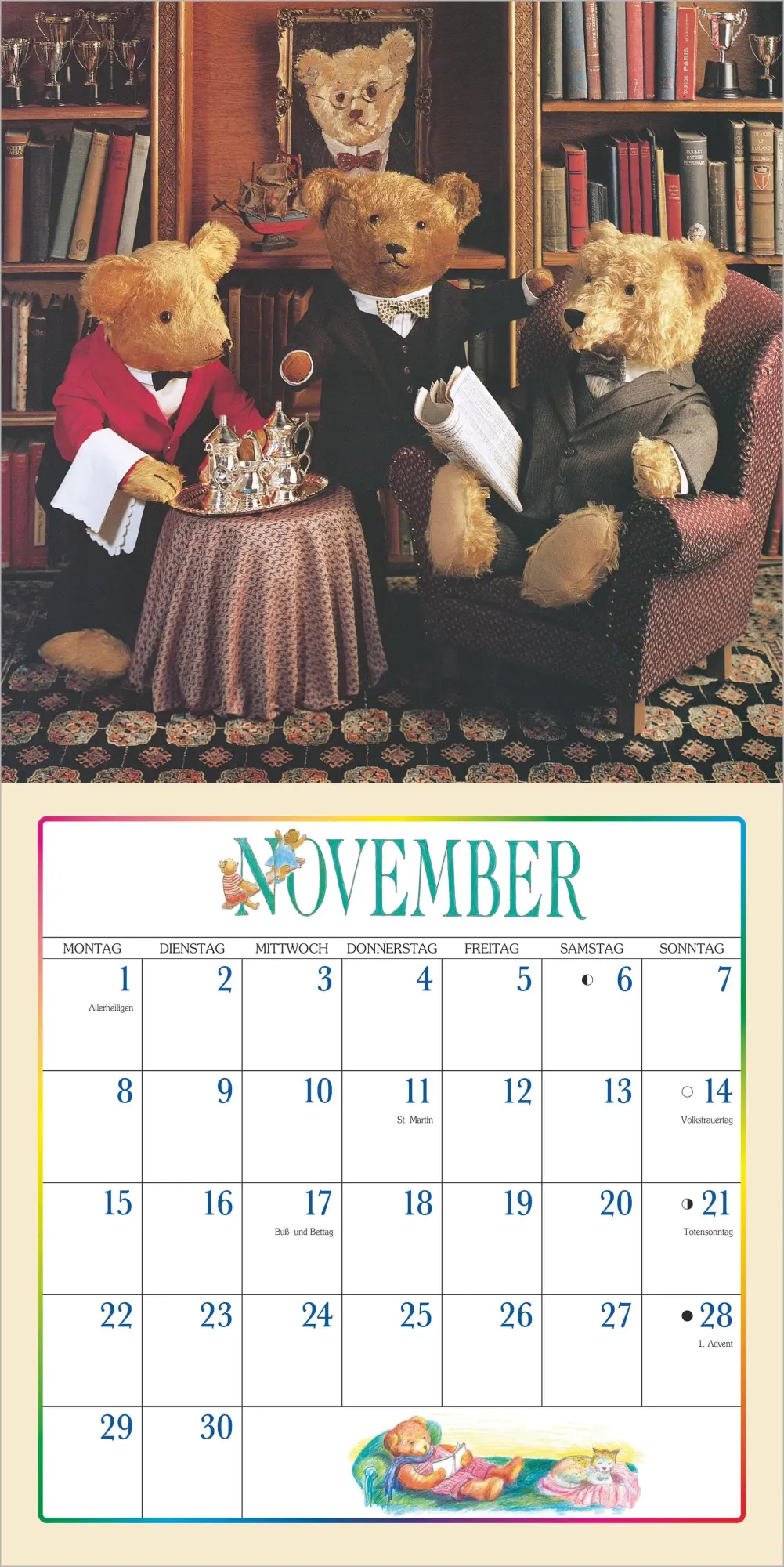 Bild: 4069095012097 | Der Teddybär Kalender 2027 | Neumann Verlage GmbH &amp; Co KG | Kalender
