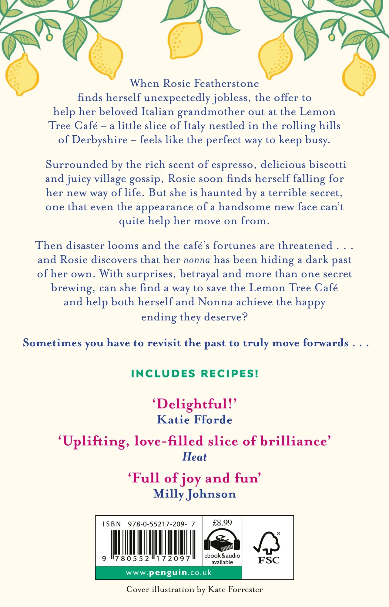 Rückseite: 9780552172097 | The Lemon Tree Cafe | The Heart-warming Sunday Times Bestseller | Buch