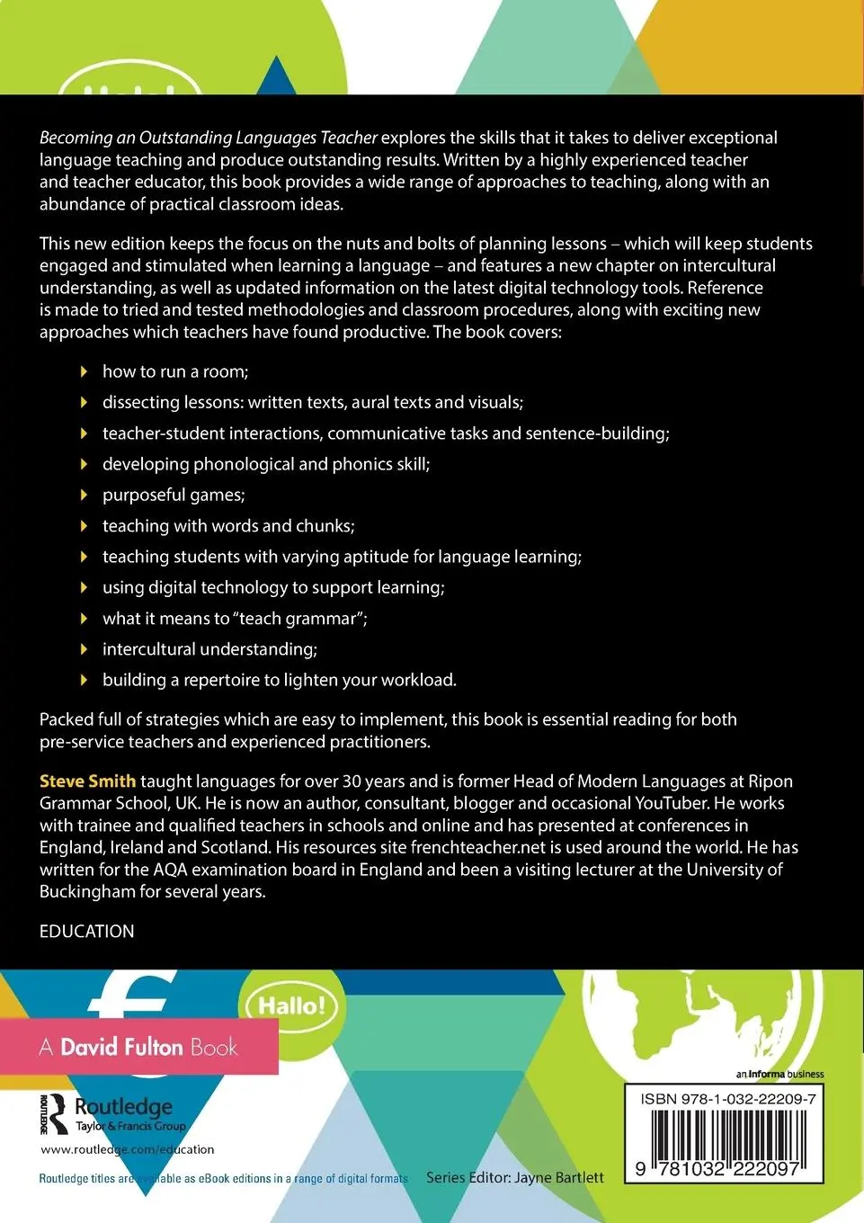 Rückseite: 9781032222097 | Becoming an Outstanding Languages Teacher | Steve Smith | Taschenbuch