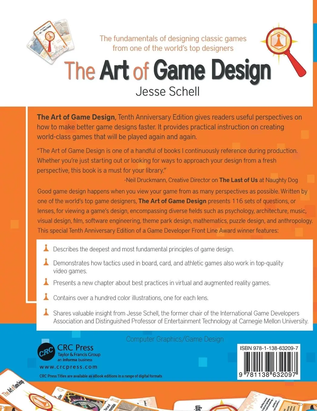 Rückseite: 9781138632097 | The Art of Game Design | A Book of Lenses, Third Edition | Schell
