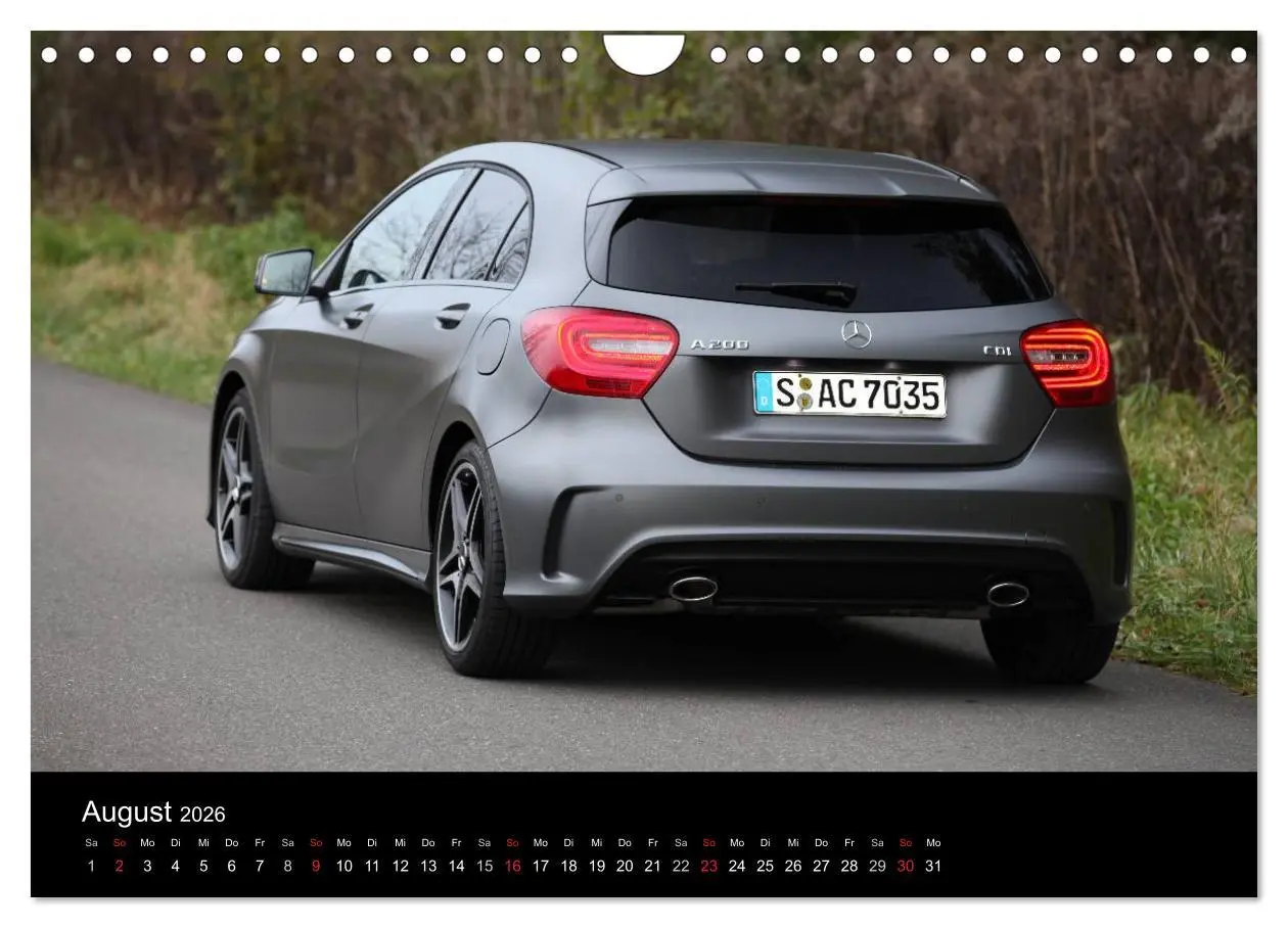 Bild: 9783516232097 | Mercedes-Benz A-Klasse (Wandkalender 2026 DIN A4 quer), CALVENDO...