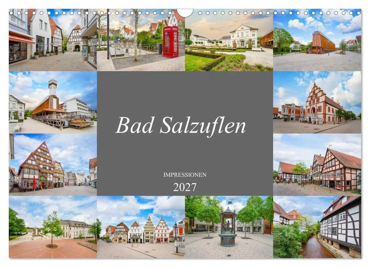 Cover: 9783569492097 | Bad Salzuflen Impressionen (Wandkalender 2027 DIN A3 quer),...