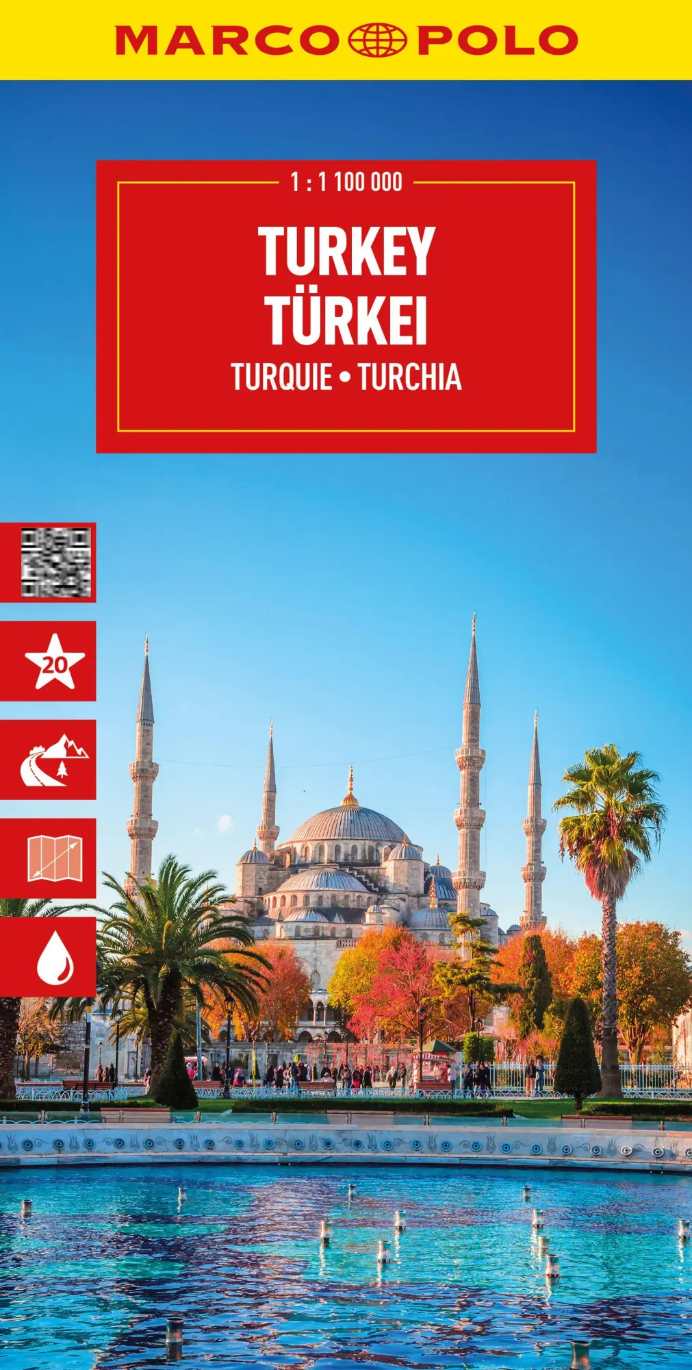 Cover: 9783575022097 | MARCO POLO Reisekarte Türkei 1:1 Mio. | (Land-)Karte | Deutsch | 2025