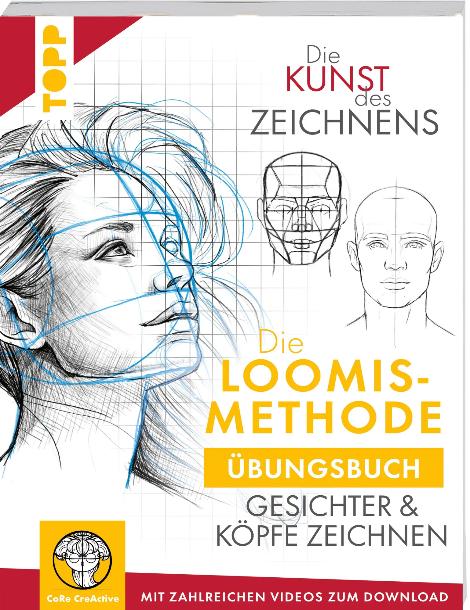 Cover: 9783735882097 | Die Kunst des Zeichnens. Die Loomis-Methode Übungsbuch | Zurowetz