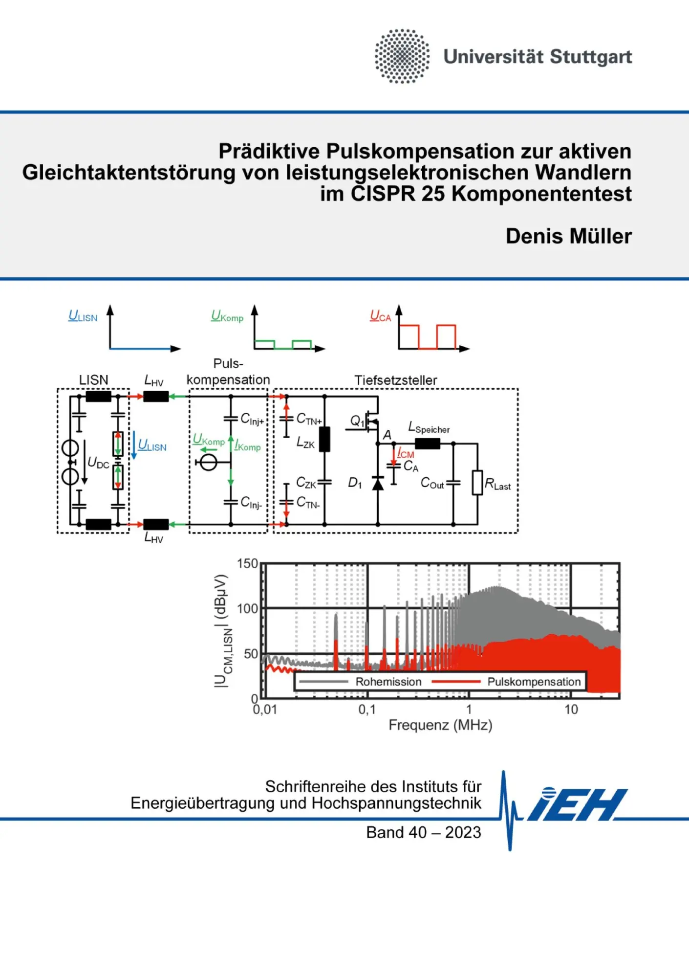 Cover: 9783738612097 | Prädiktive Pulskompensation zur aktiven Gleichtaktentstörung von...