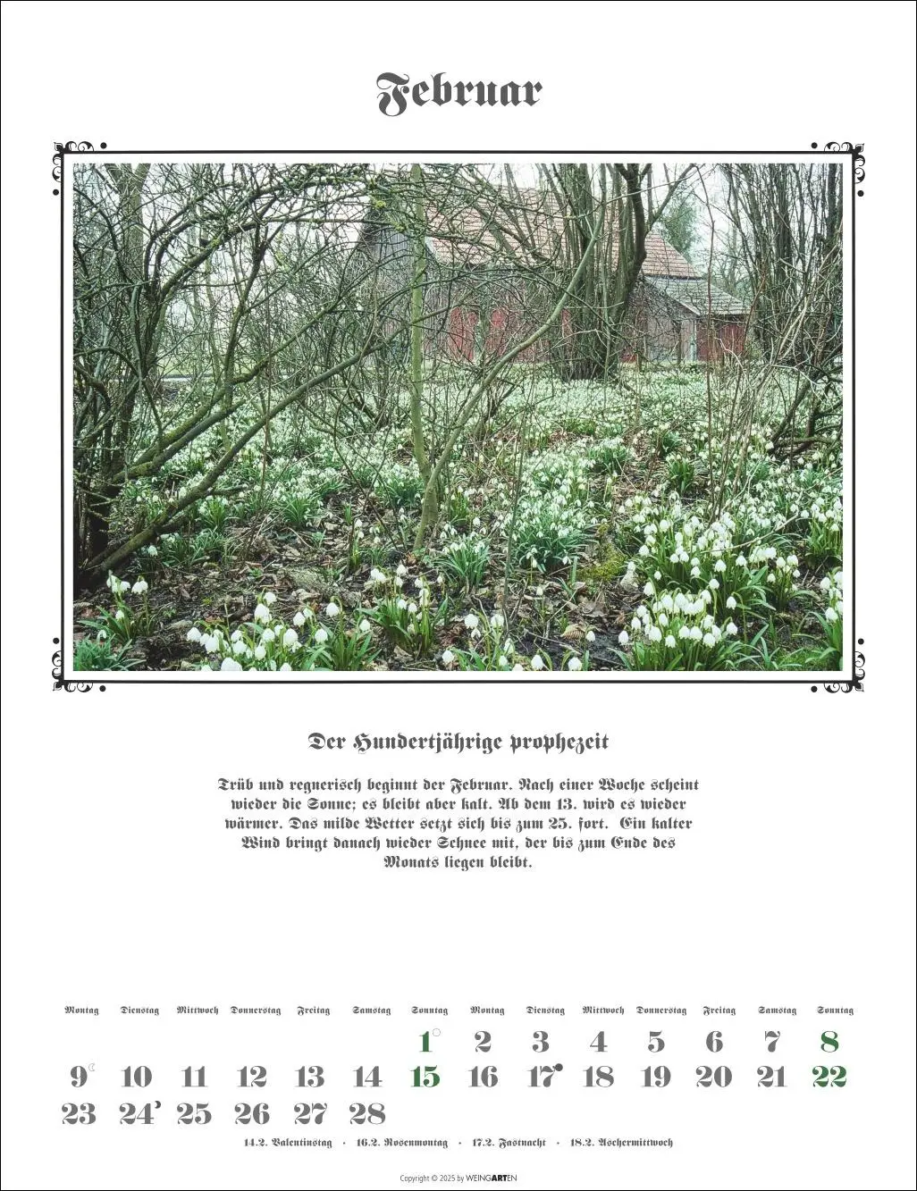Bild: 9783839902097 | Der Hundertjährige Kalender 2026 | Wolf-Dietmar Unterweger | Kalender