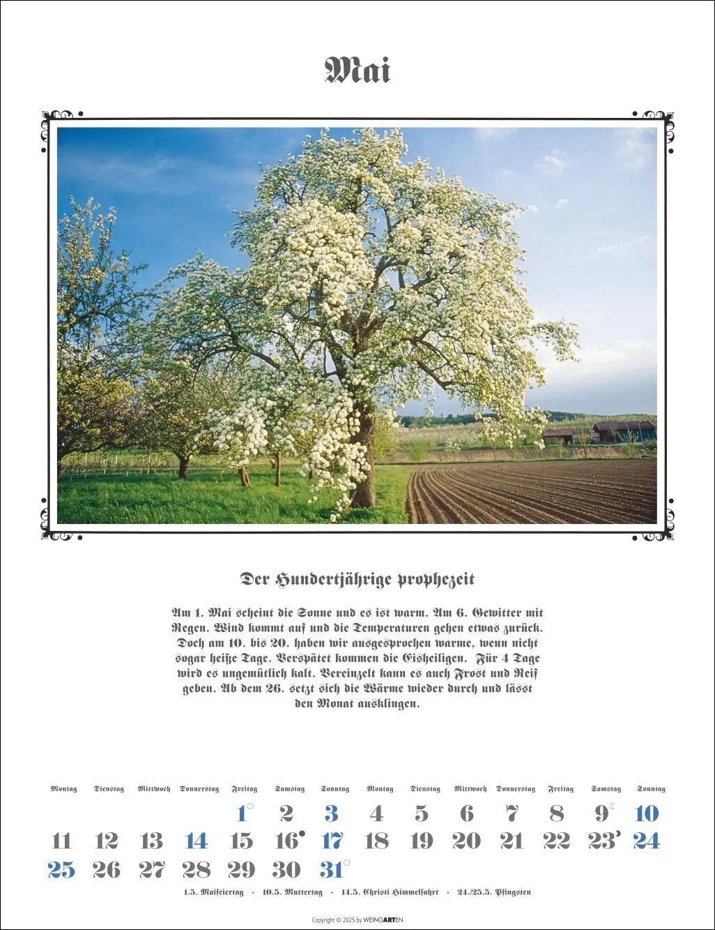 Bild: 9783839902097 | Der Hundertjährige Kalender 2026 | Wolf-Dietmar Unterweger | Kalender
