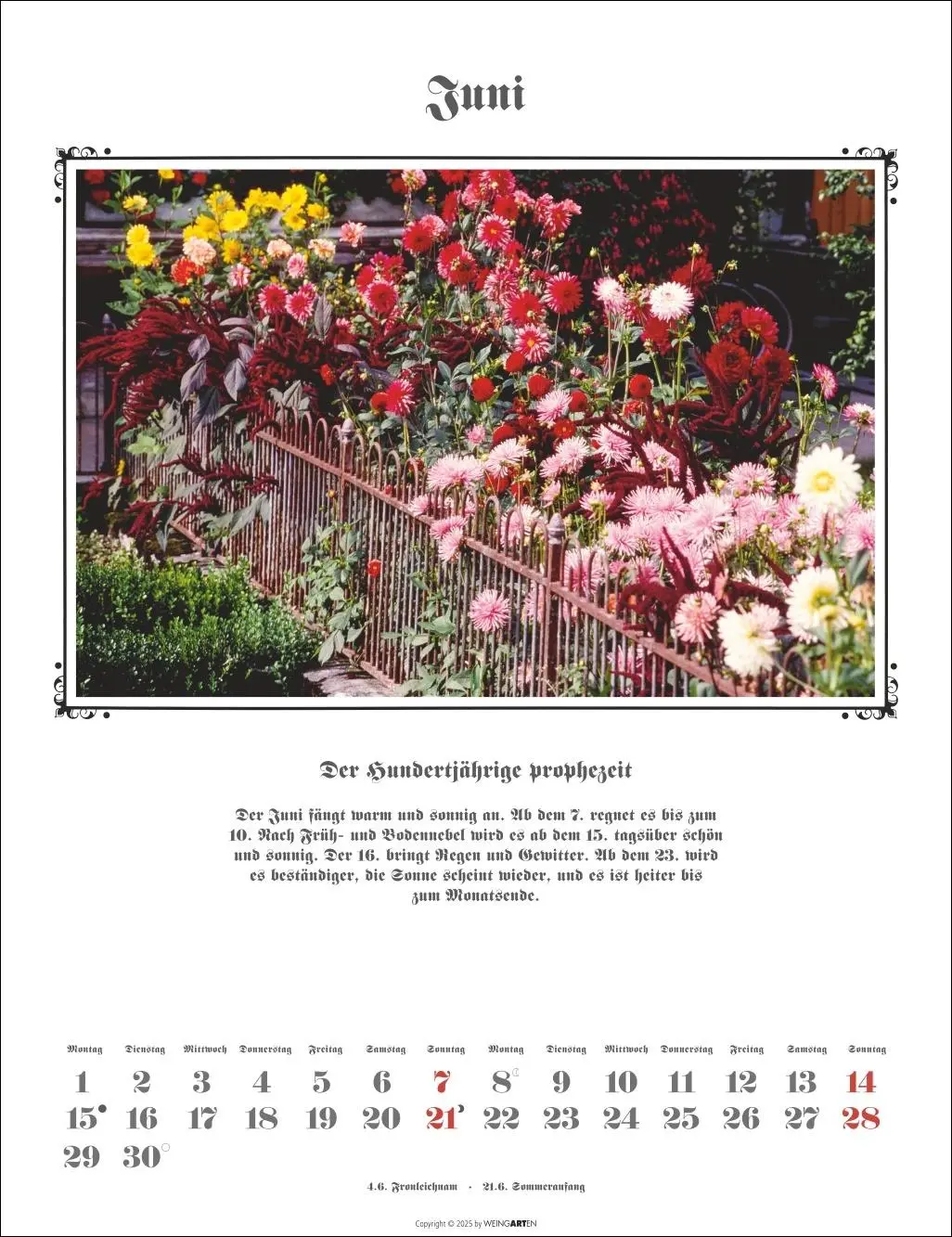 Bild: 9783839902097 | Der Hundertjährige Kalender 2026 | Wolf-Dietmar Unterweger | Kalender