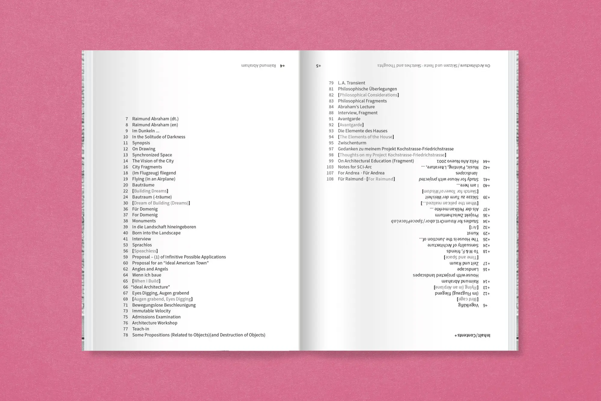 Bild: 9783987412097 | Raimund Abraham: On Architecture | Raimund Abraham | Taschenbuch