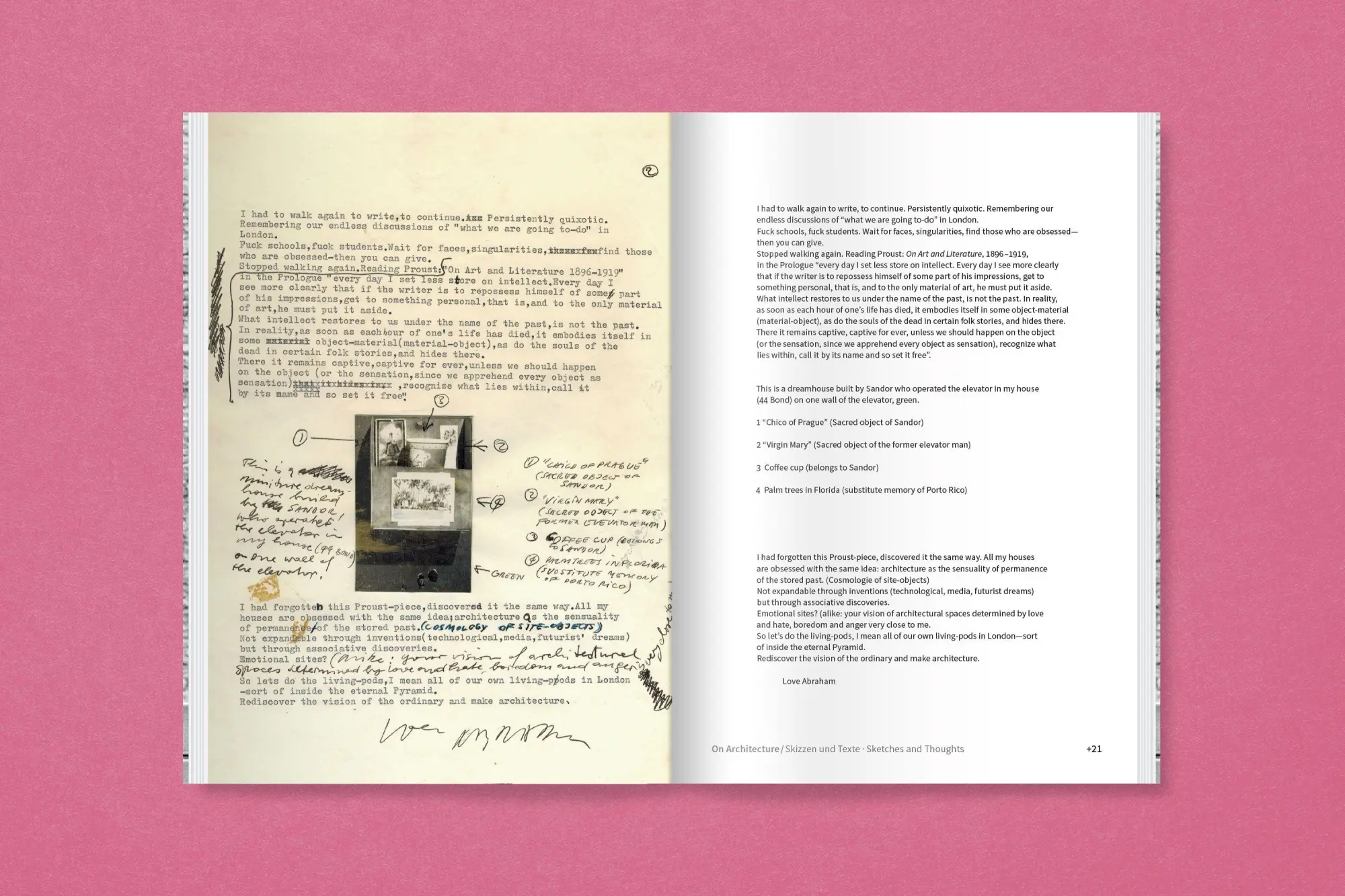 Bild: 9783987412097 | Raimund Abraham: On Architecture | Raimund Abraham | Taschenbuch