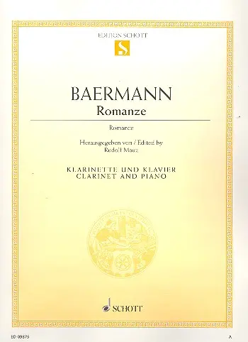 Cover: 9790001172097 | Romanze | Carl Baermann | Buch | Schott Music | EAN 9790001172097