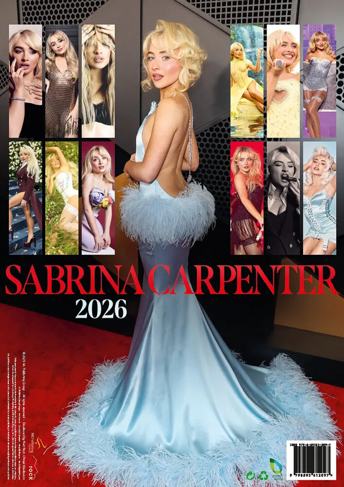 Bild: 9798893612097 | Sabrina Carpenter 2026 | Kalender | 14 S. | Deutsch | 2026