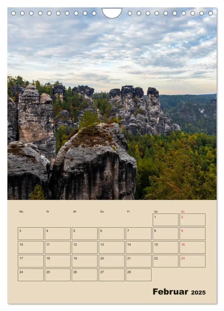 Bild: 9783435972197 | Zauberhafte Sächsische Schweiz (Wandkalender 2025 DIN A4 hoch),...