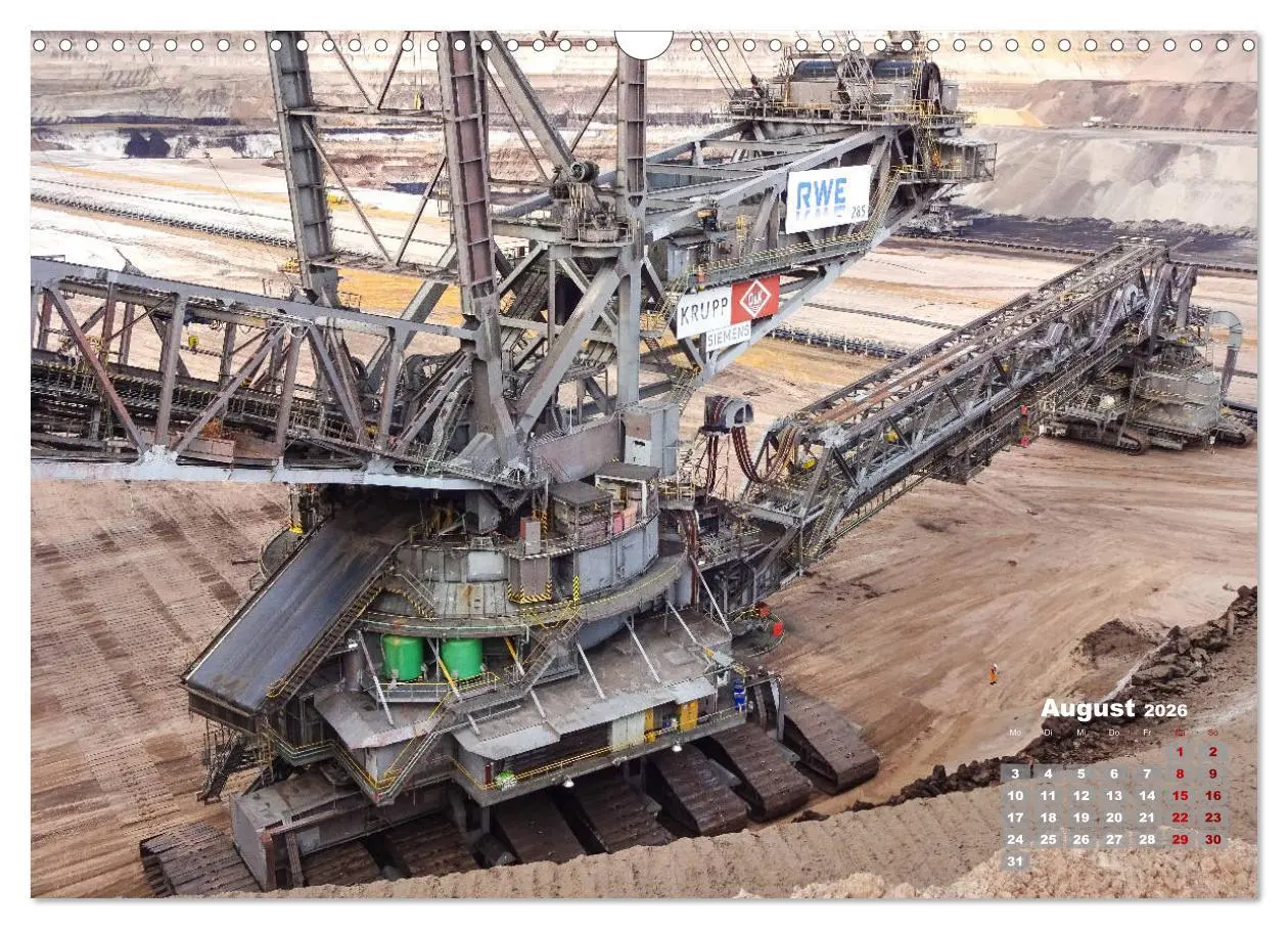 Bild: 9783457752197 | Giganten im Tagebau Garzweiler II (Wandkalender 2026 DIN A3 quer),...