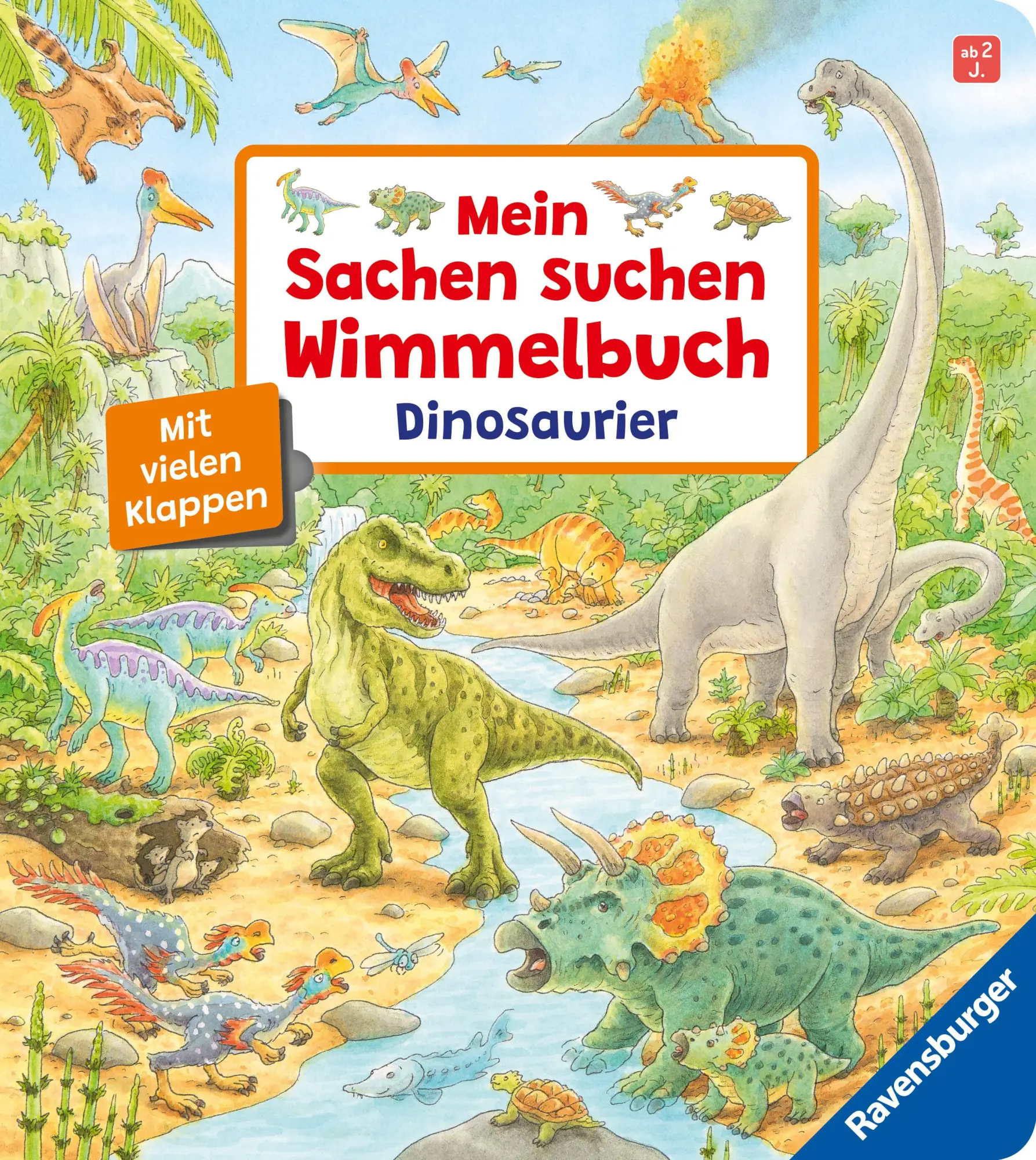 Cover: 9783473422197 | Mein Sachen suchen Wimmelbuch: Dinosaurier | Peter Nieländer | Buch