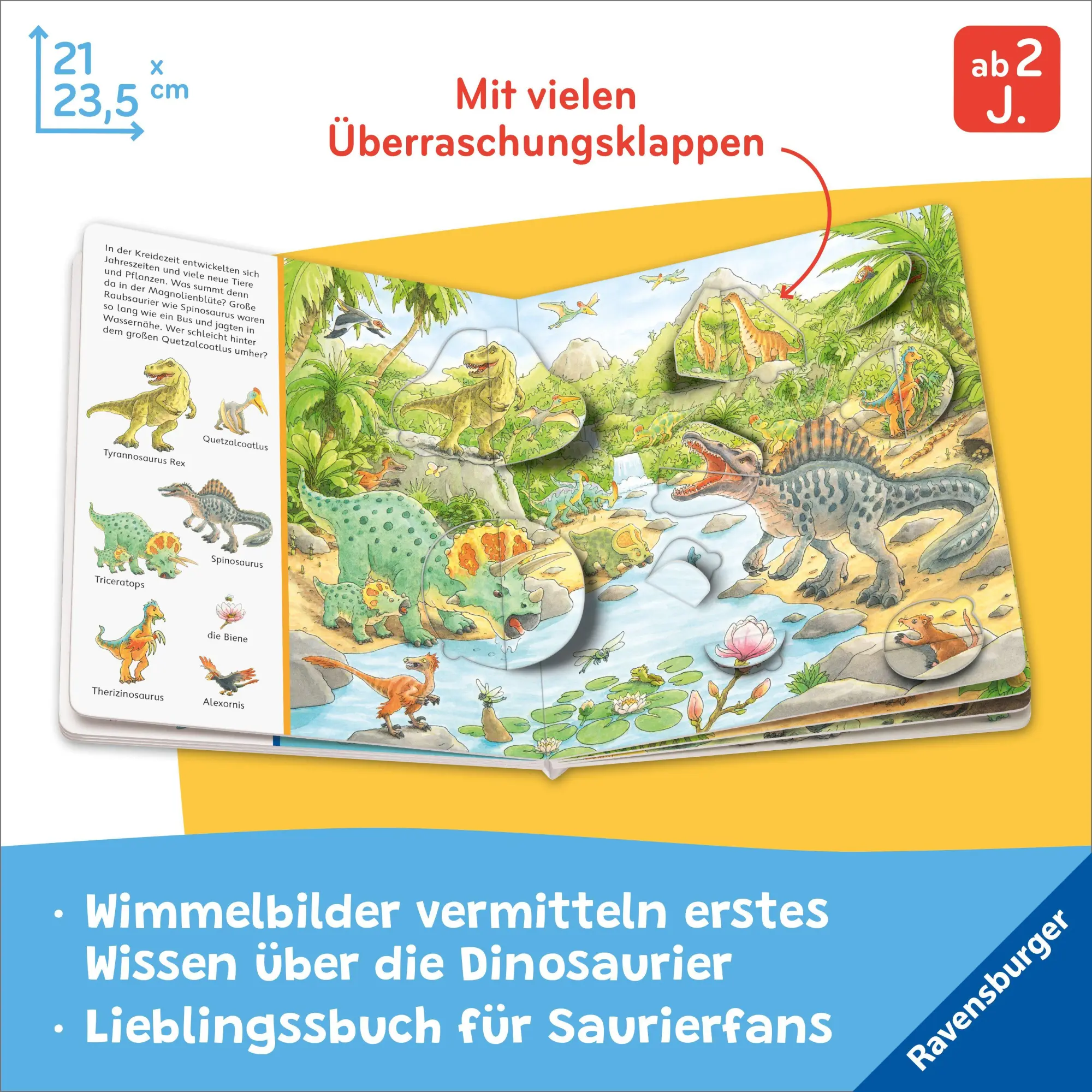 Bild: 9783473422197 | Mein Sachen suchen Wimmelbuch: Dinosaurier | Peter Nieländer | Buch