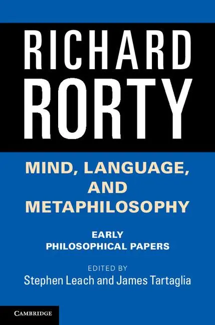 Cover: 9781107612297 | Mind, Language, and Metaphilosophy | Richard Rorty | Taschenbuch