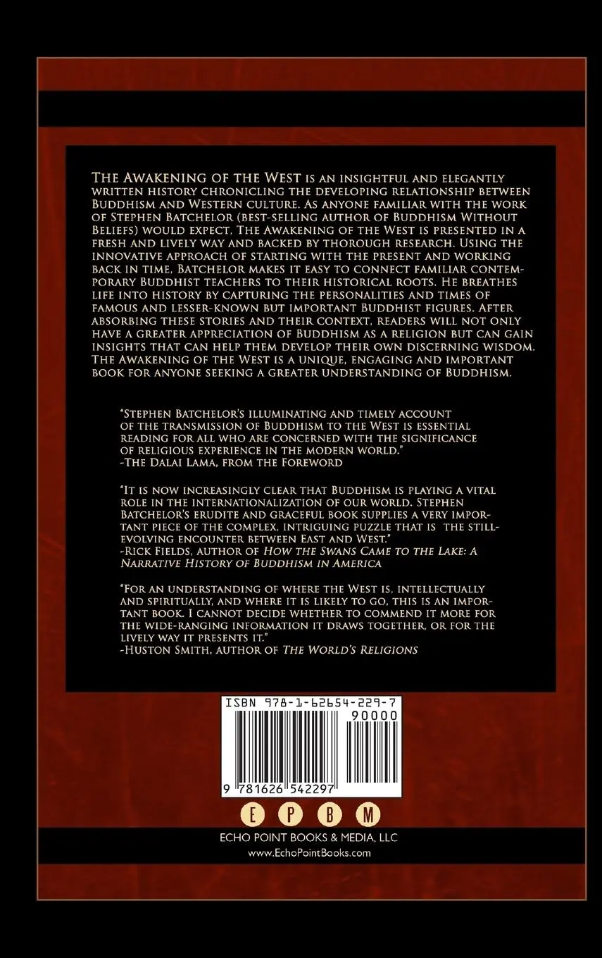 Rückseite: 9781626542297 | The Awakening of the West | Stephen Batchelor | Buch | Englisch | 2015