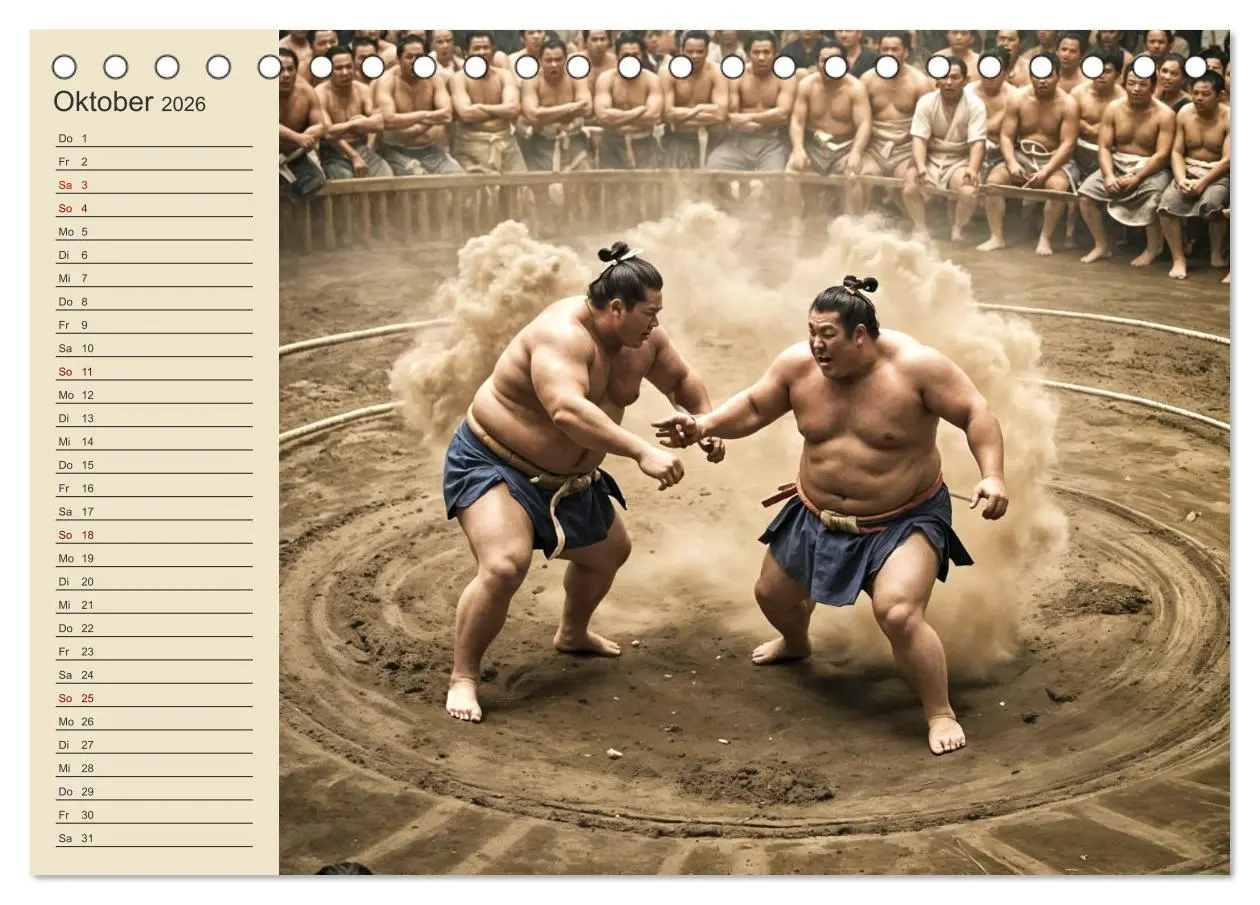 Bild: 9783457362297 | KI Sumo-Kämpfer Im Ring der Giganten (Tischkalender 2026 DIN A5...