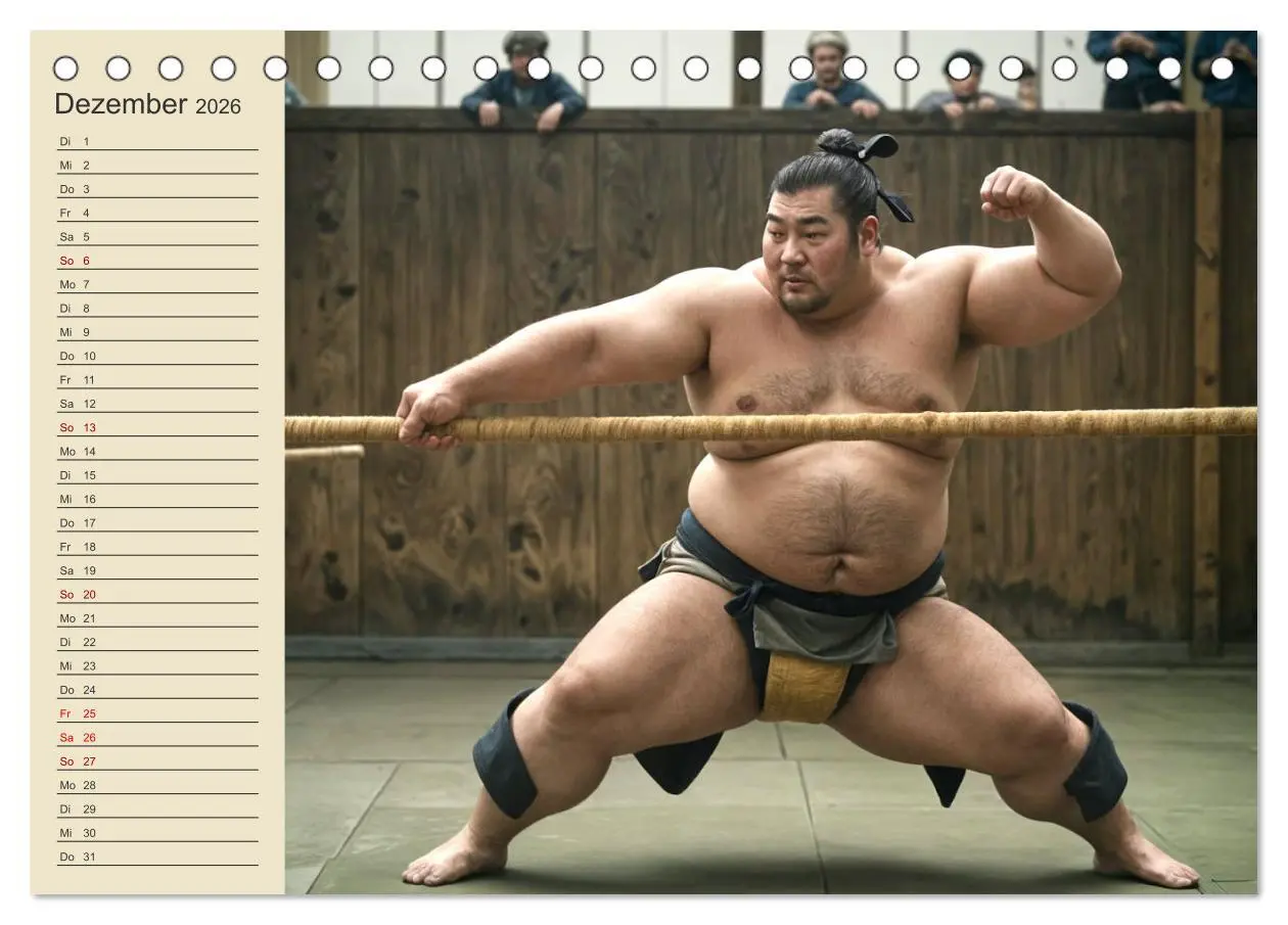Bild: 9783457362297 | KI Sumo-Kämpfer Im Ring der Giganten (Tischkalender 2026 DIN A5...