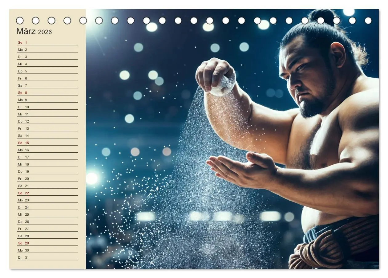 Bild: 9783457362297 | KI Sumo-Kämpfer Im Ring der Giganten (Tischkalender 2026 DIN A5...