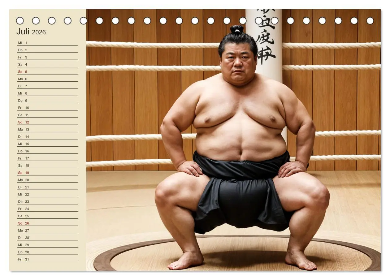 Bild: 9783457362297 | KI Sumo-Kämpfer Im Ring der Giganten (Tischkalender 2026 DIN A5...