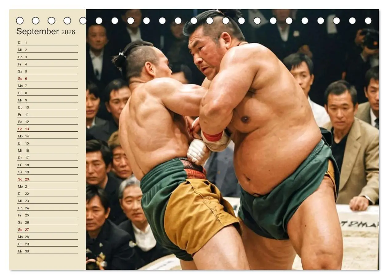 Bild: 9783457362297 | KI Sumo-Kämpfer Im Ring der Giganten (Tischkalender 2026 DIN A5...