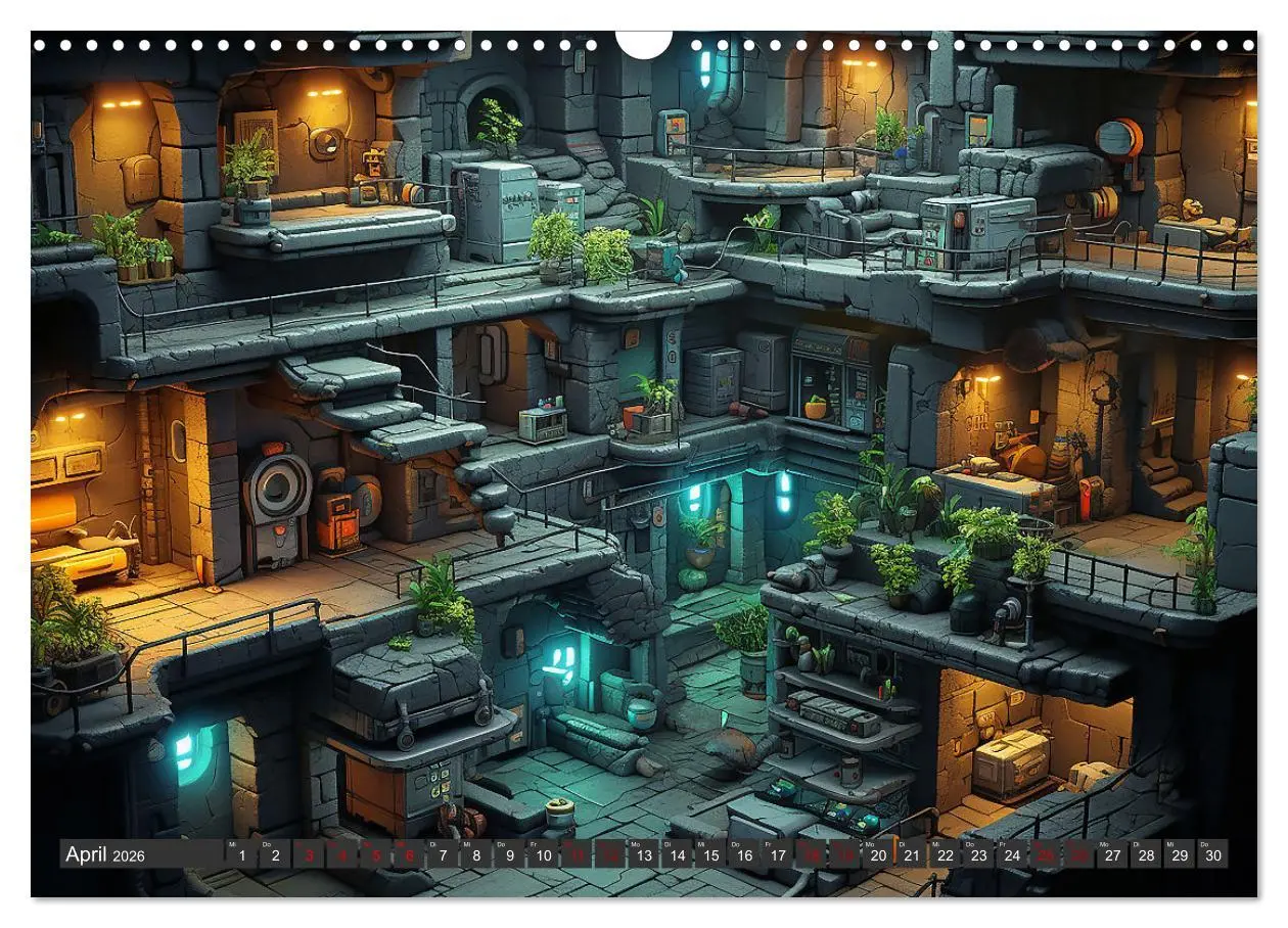 Bild: 9783457502297 | Gamer Nostalgie (Wandkalender 2026 DIN A3 quer), CALVENDO...